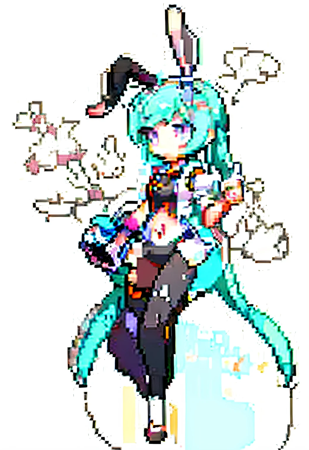 cartoon drawing of a bunny girl with a knife and a knife in her hand, sona is a slender, small curvy , Melhor Avaliado em Pixiv, coelhinho menire art, Gapmoe Yander, Hatsune miku, com orelhas de coelho, | | muito muito anime!!!, Arte Digital por Danganronpa, Pixiv, por Overlord