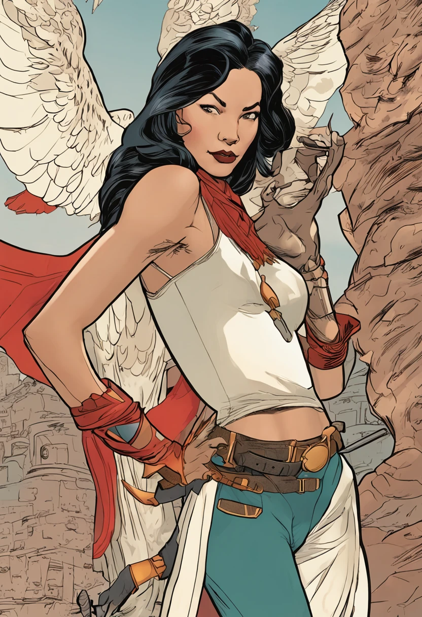 Close de pessoas usando hunfas chinesas, arte oficial do personagem, official character illustration, Adam Hughes, Close da arte do personagem, Mulheres cultivadoras marciais, Retrato completo de Shu Lien, arte detalhada do personagem, retrato detalhado do personagem, Capa de quadrinhos de Phil Noto, Sister, Shu family, full-colour illustration, Heroines, Mulan, trajes hunfa feminina wuxia