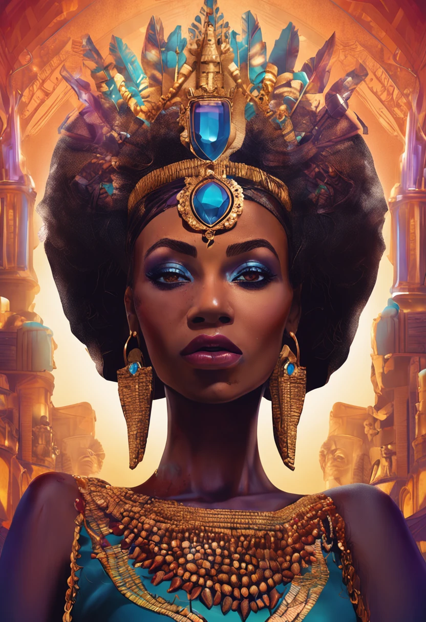 Young and beautiful Babylon queen Esther