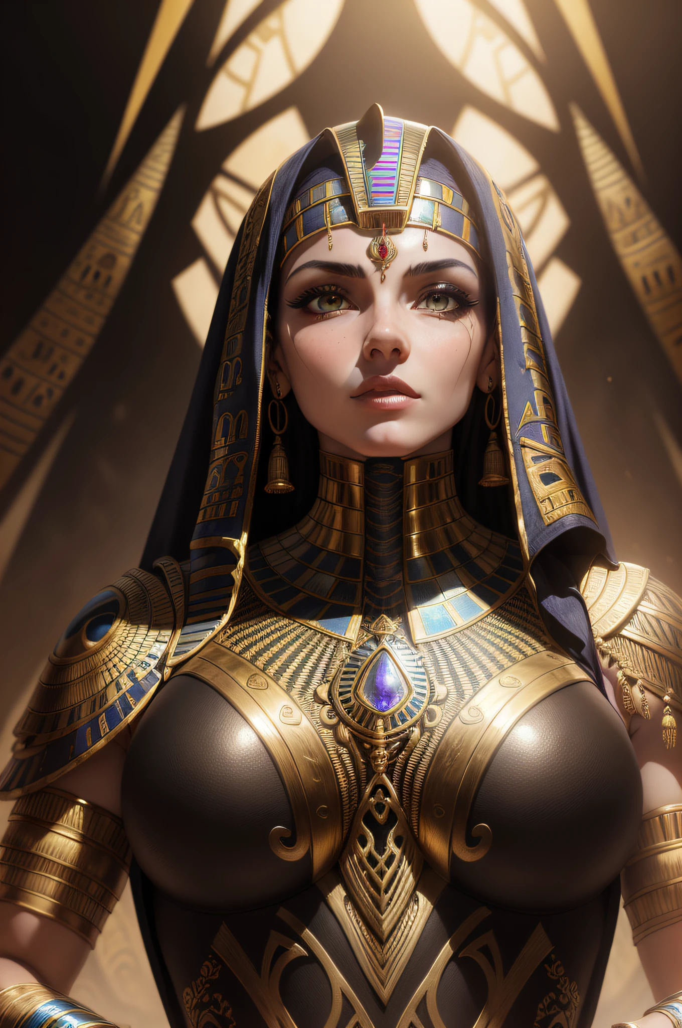 biomachine:1.3, (Egyptian Nephthys art:1.2), (colorido:1.2), Hans Giger, (zentangle:1.2), granulado, extremamente detalhado, detalhes intrincados, dynamic lighting, fotorrealista, luz natural, baixo h, obra prima, detalhado 8k