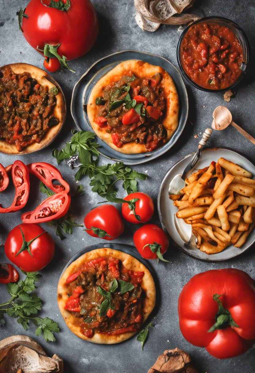 Lasanha de berinjela e tomate, comida, comida vegana, comida sem carne