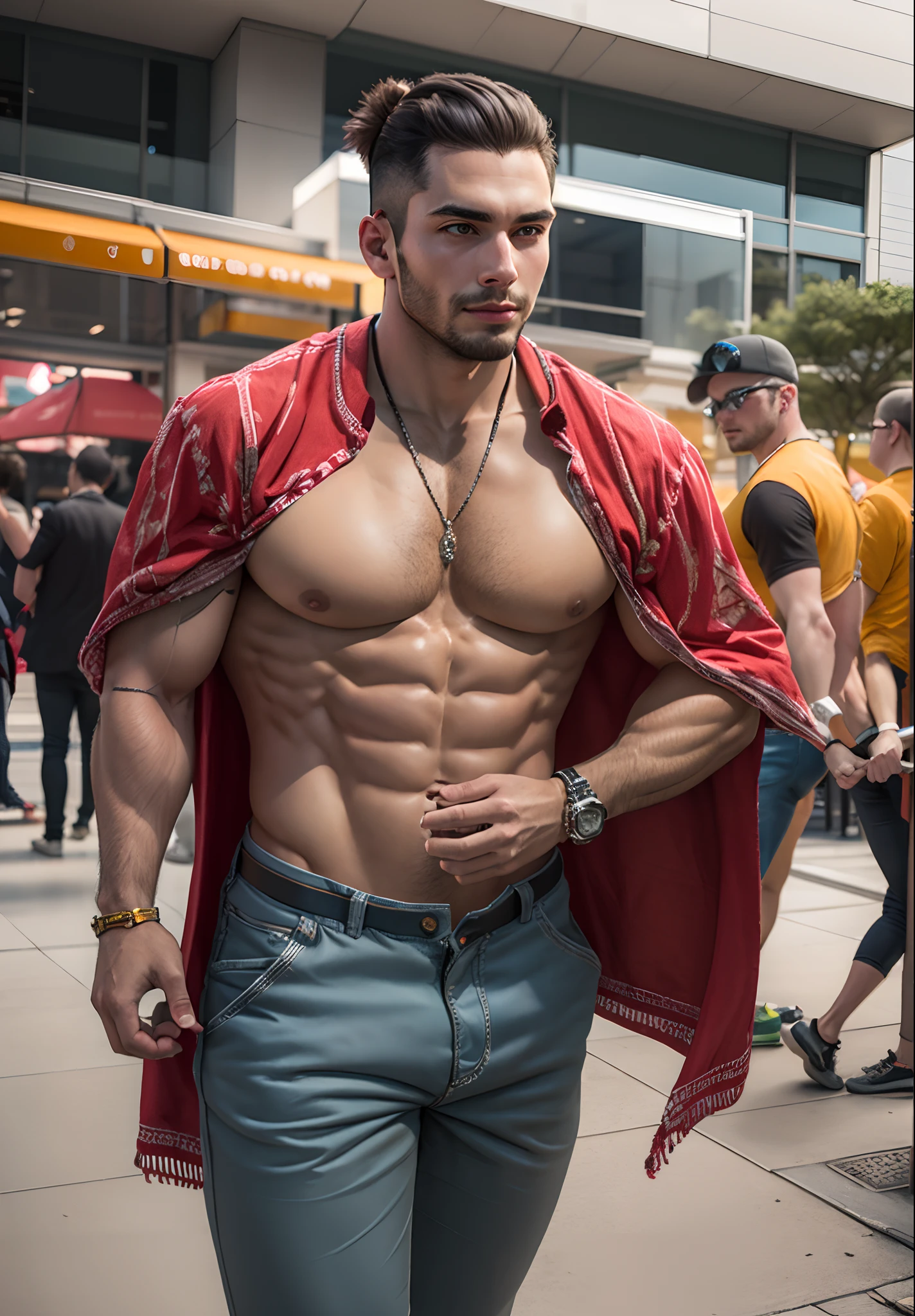 Men, six body, hand some
