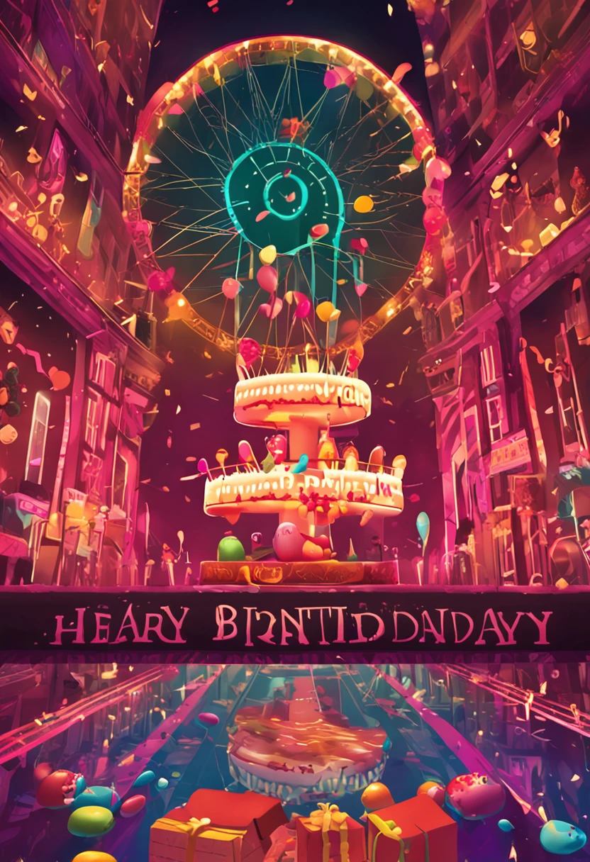 Create a birthday invitation for a -yeld