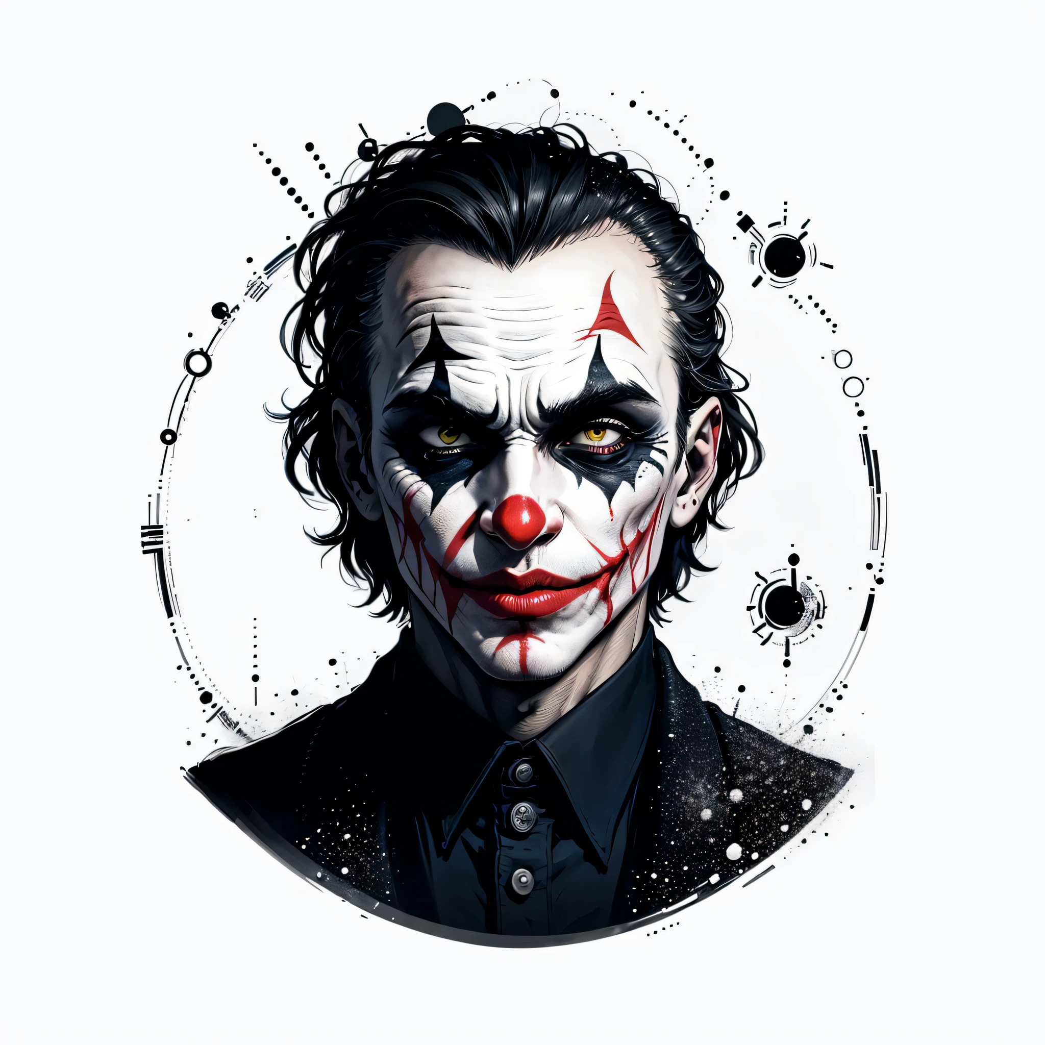 A joker silhouette