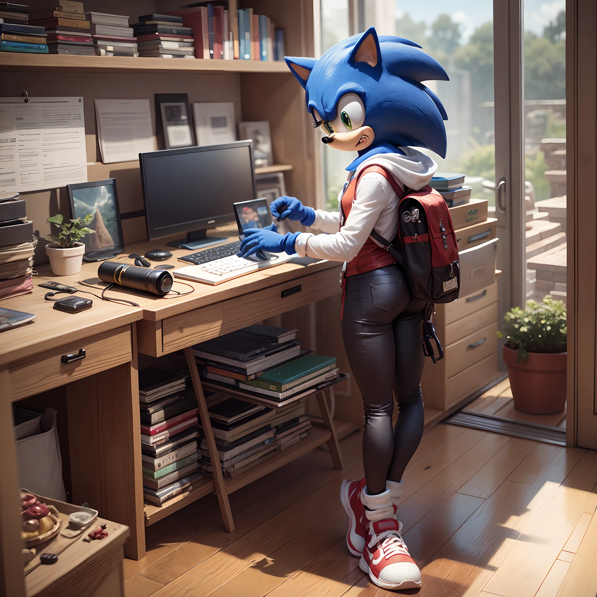 Sonic from the game working with craft 4k --auto --s2