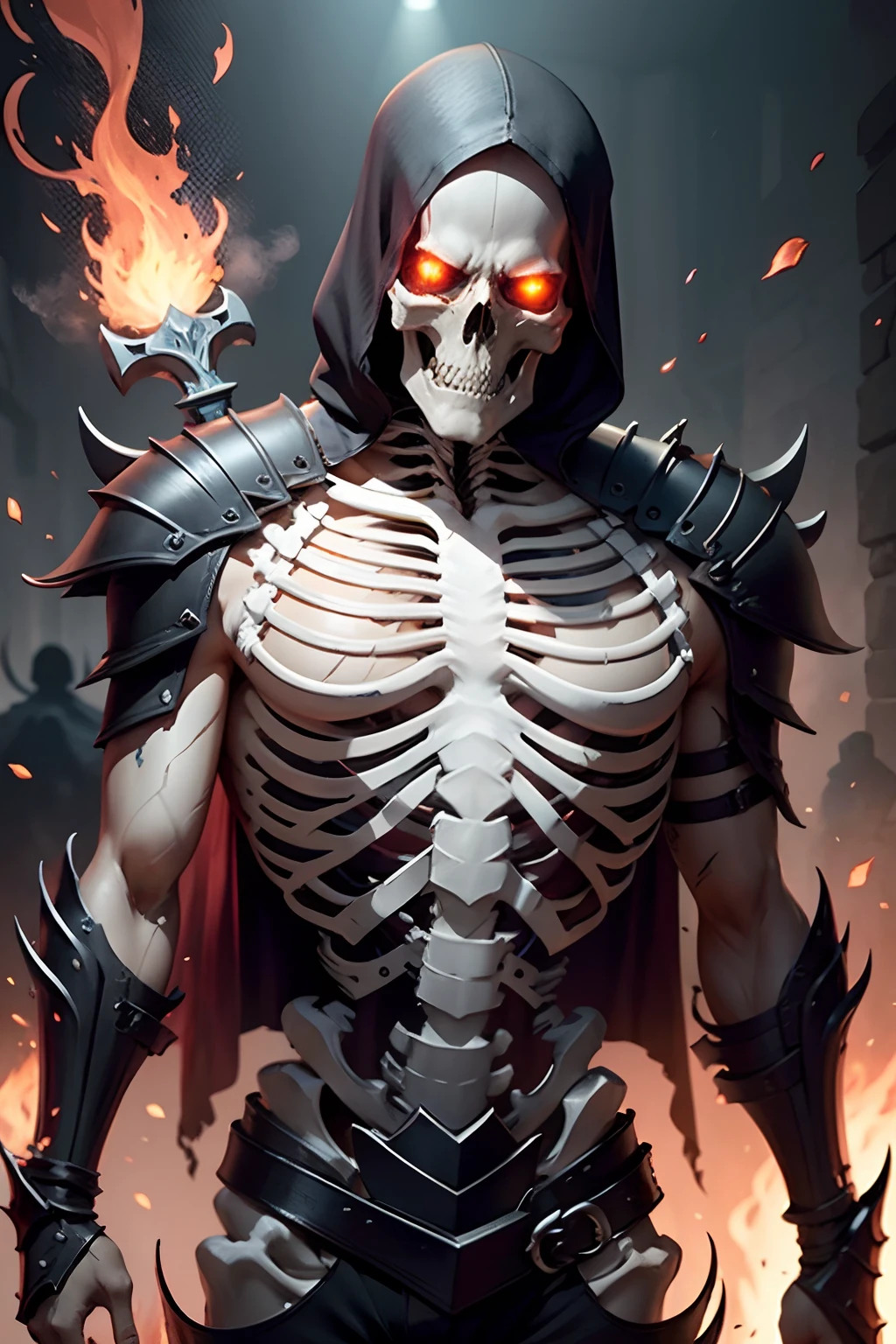 skeleton king, info items, skill images with dynamic effects