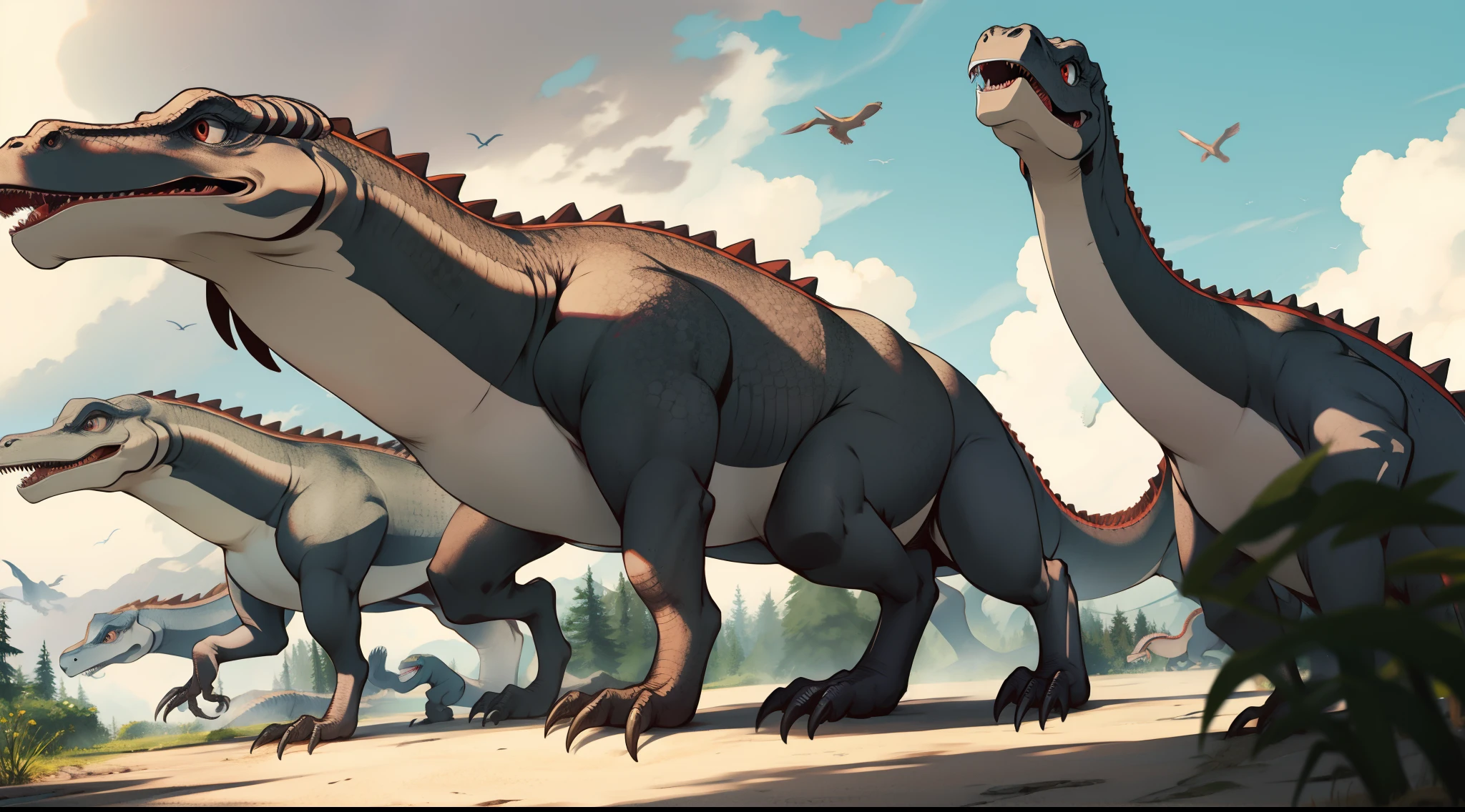 the Mesozoic era