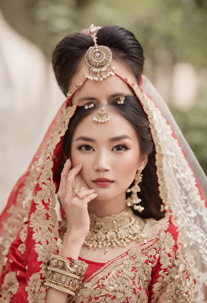 Asian beautiful bride and handsome groom,high qulity,high textured