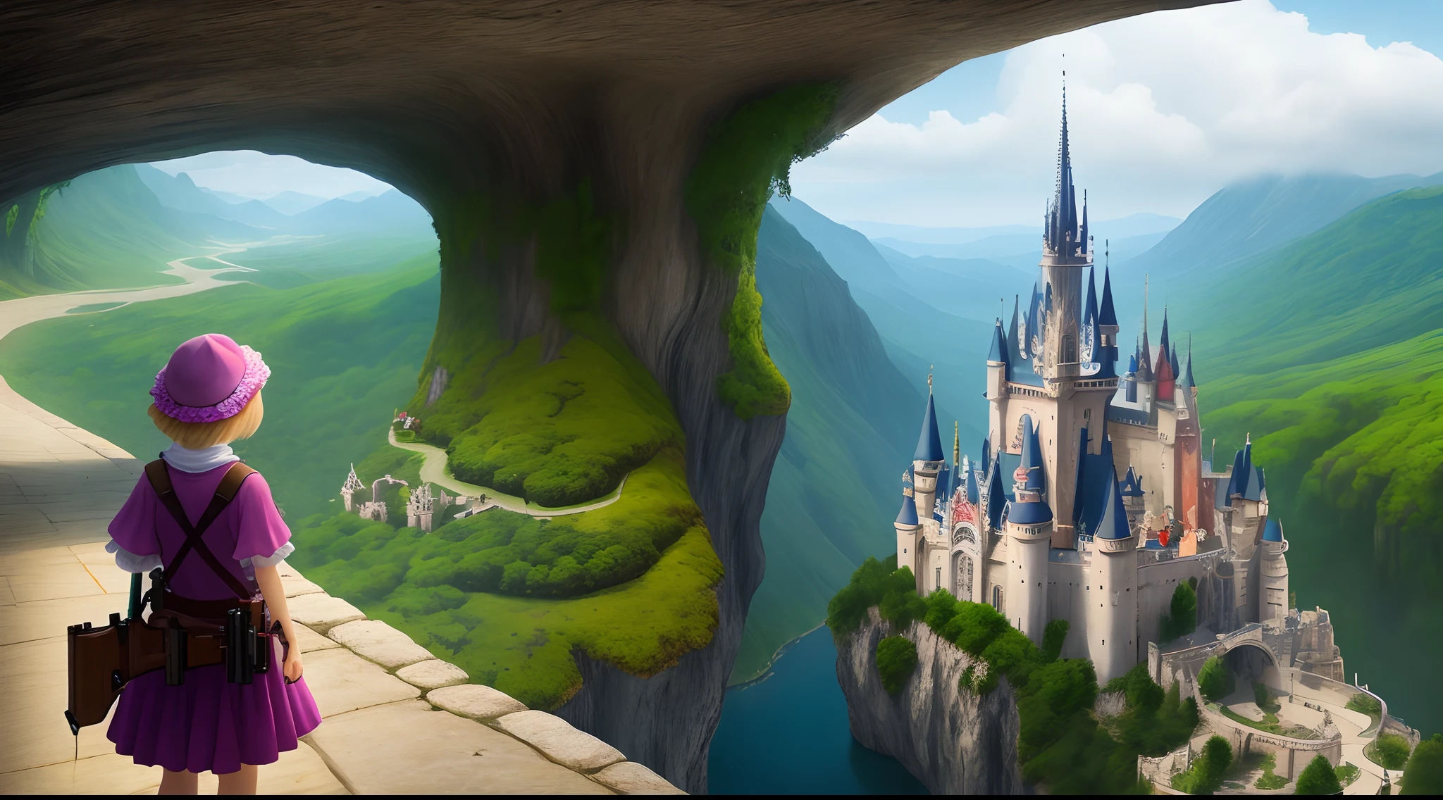 Take a gun and travel through the fairy world