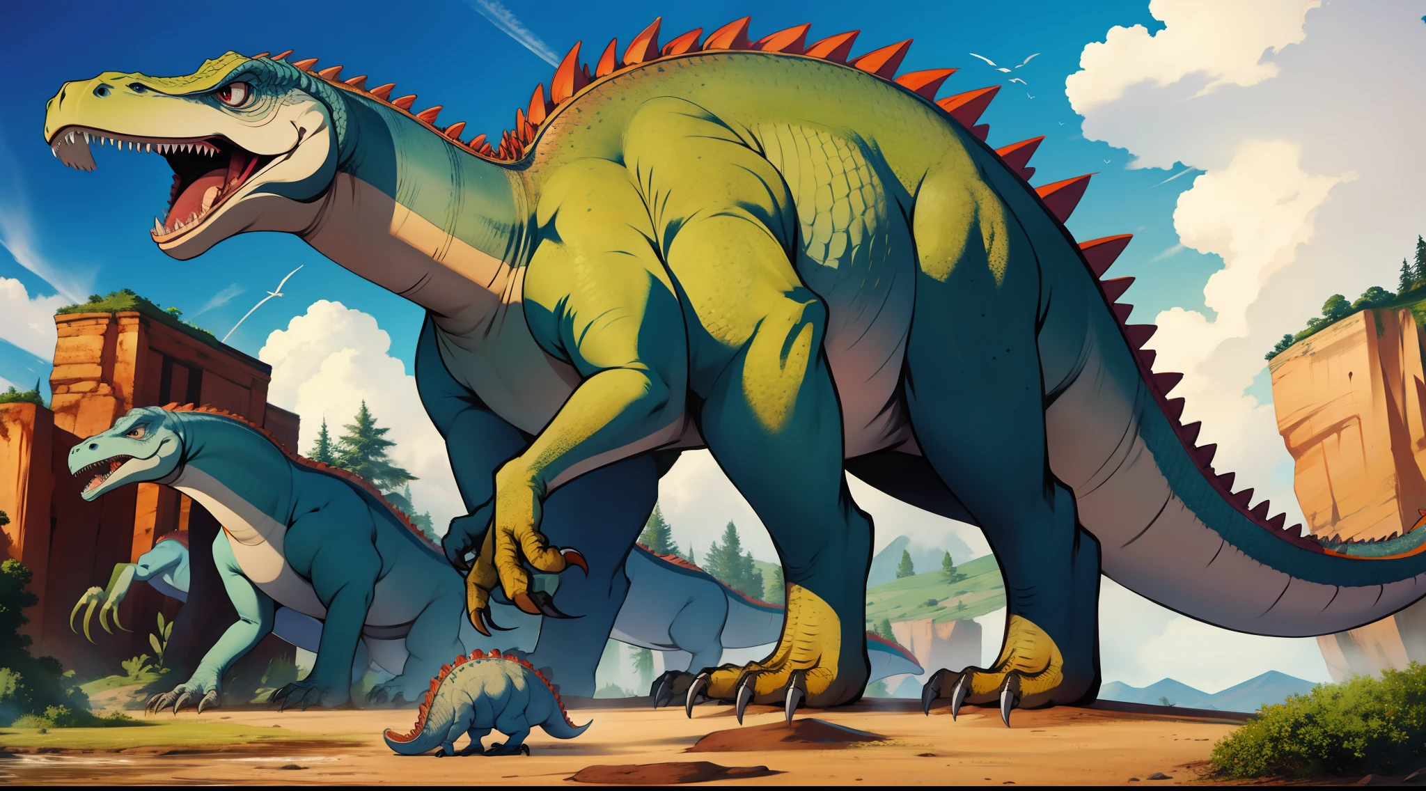 the Mesozoic era