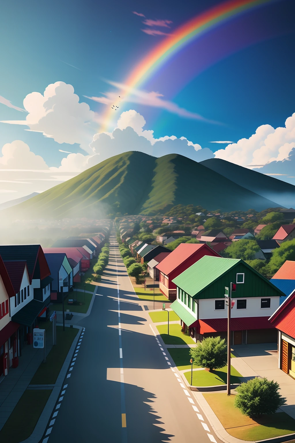 small town of Rainbow anime