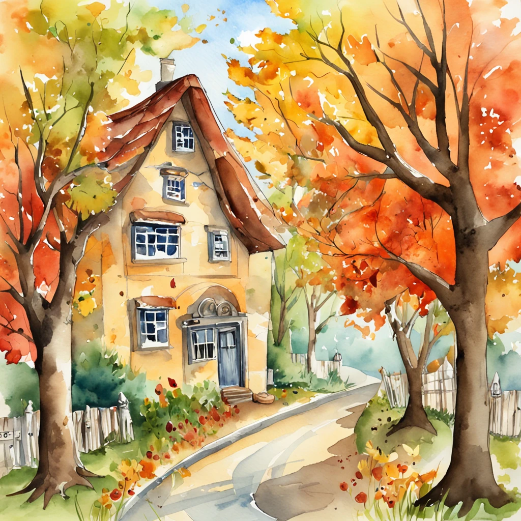 Illustration of the "autumnal equinox" in the eyes of elementary school students