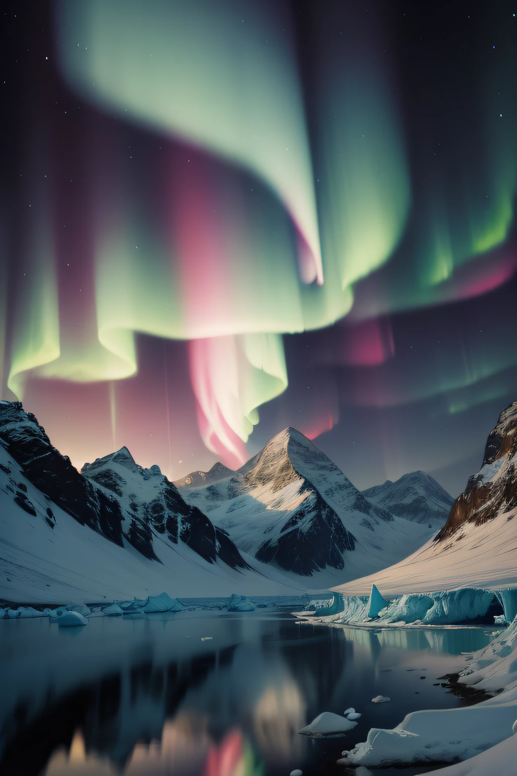 Glacial aurora