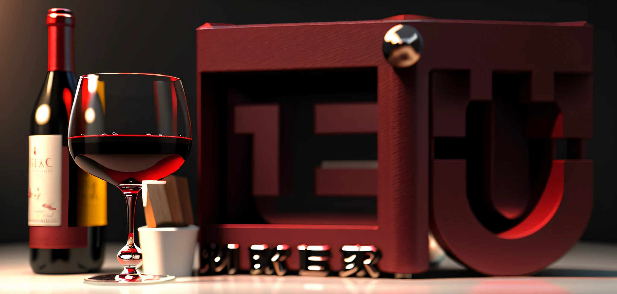 red wine，3d,4k