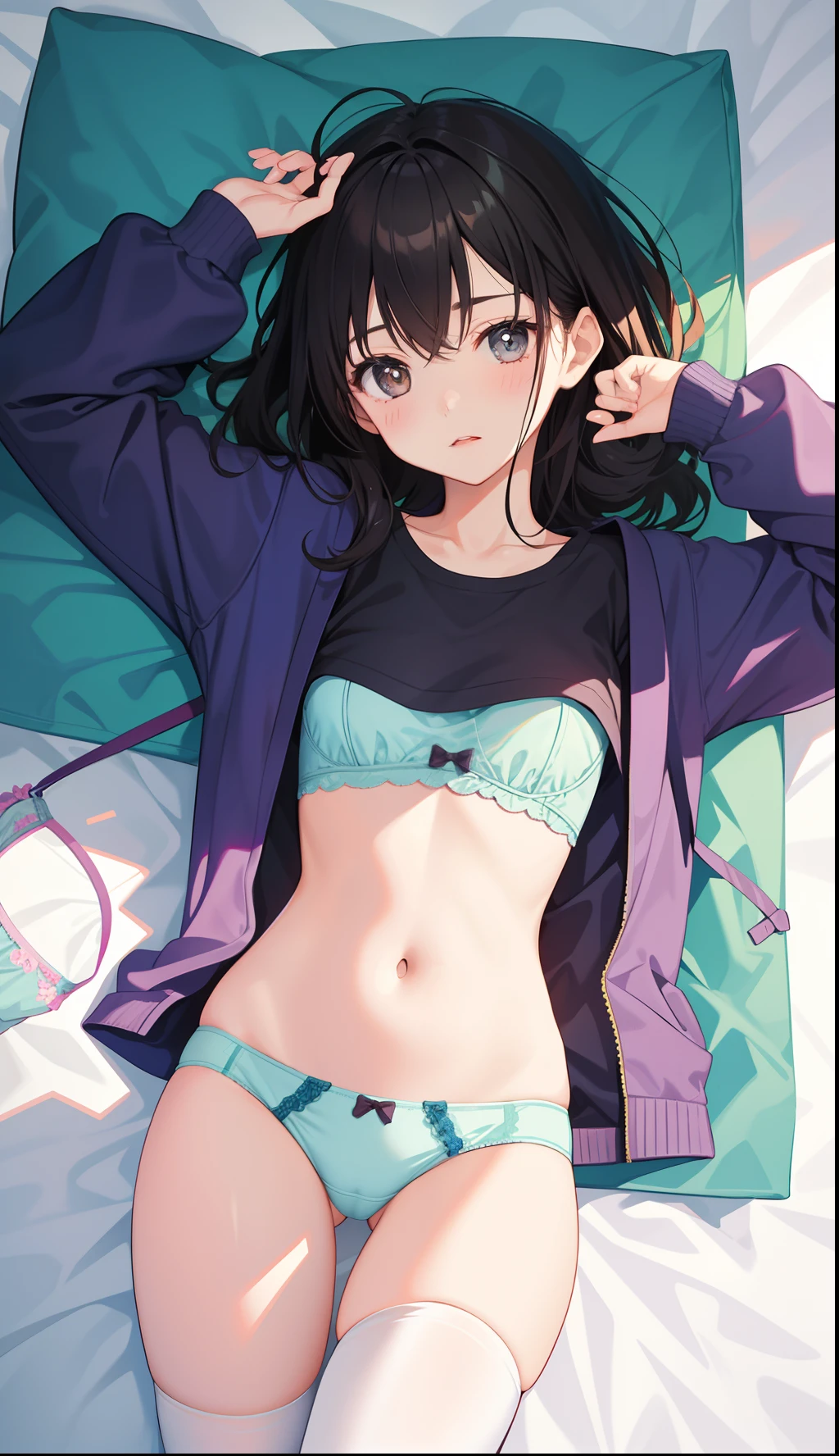 1girl in、AS-Adult、Underwear、Cute underwear、