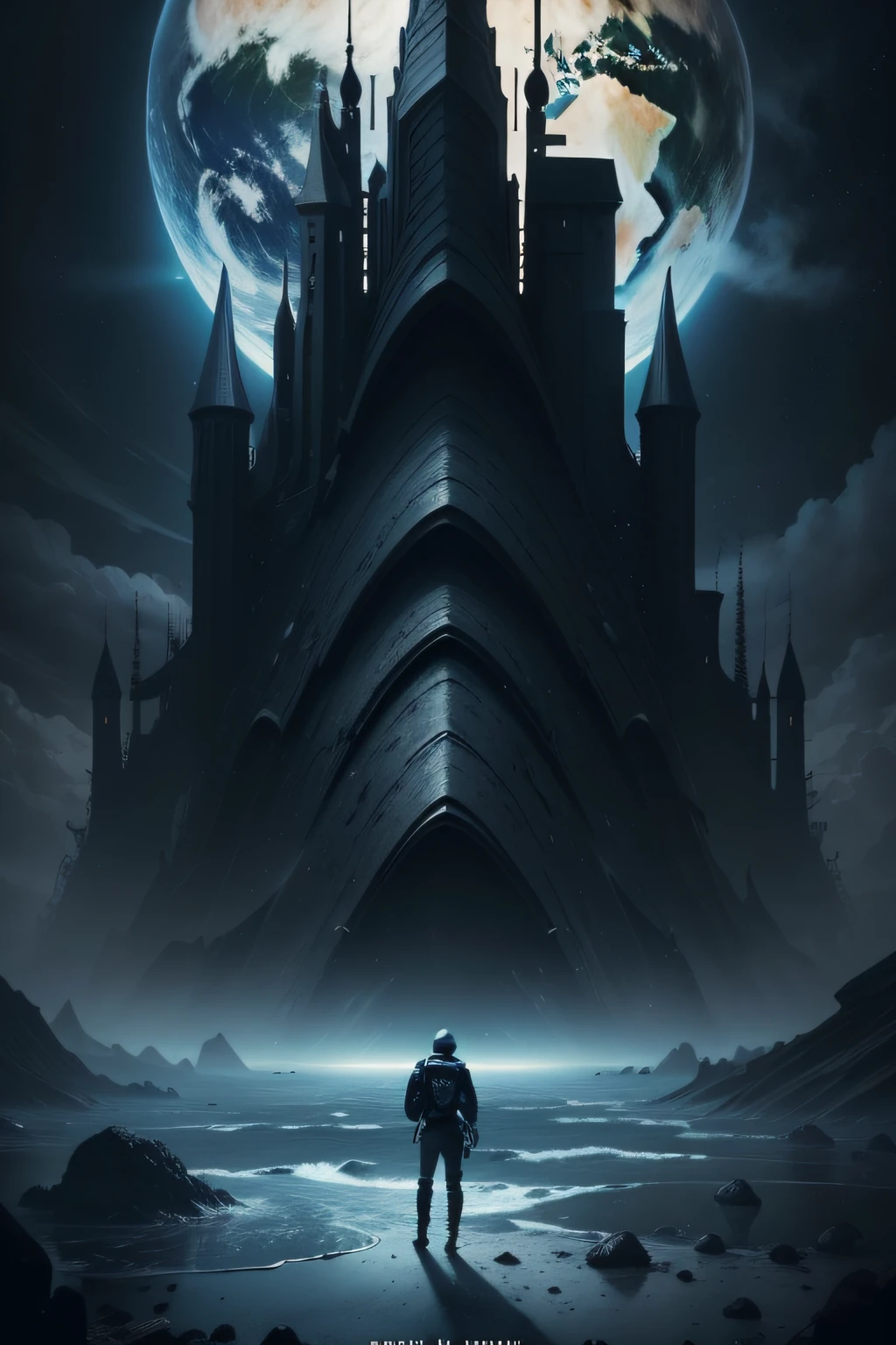 The Earth is surrounded by Krakens，All black as the back，The future of the text can be expected