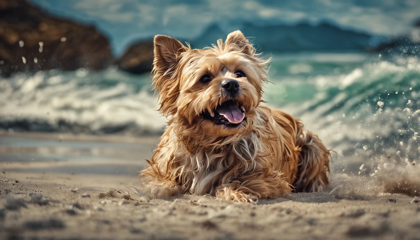 happy healthy dog, 8k resolution, ultra hd, realistic, vivid colors, highly detailed, studio photo, intricate details,, 8k artistic photography.
