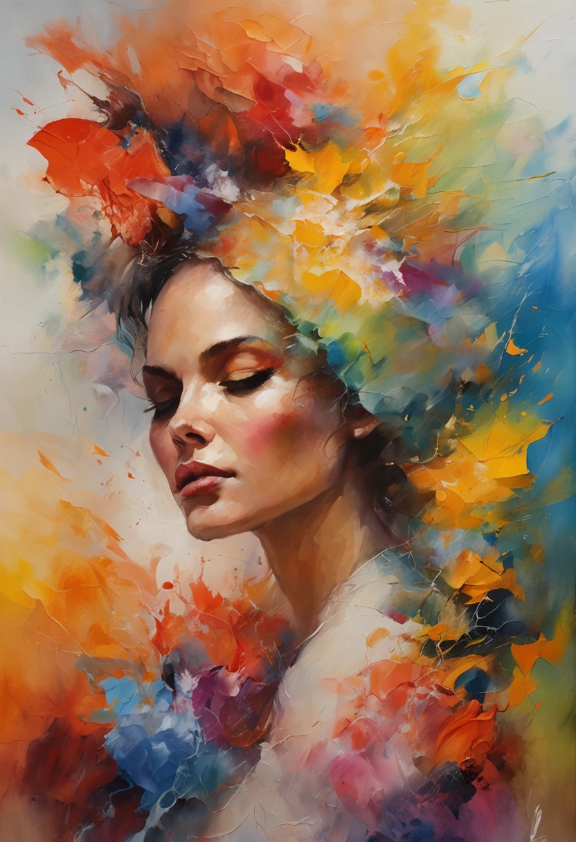 ( watercolor paiting \(Medium\), IrisCompiet:1.2),Beautuful Women,Short hair background abstract, Fantasy, Many colors, Colorful, flower petals, Wind blowing,masutepiece, Best Quality, (the Extremely Detailed CG Unity 8K Wallpapers), (Best Quality), (Best Illustration), (Best Shadow), absurderes, Realistic lighting, (abyss), Beautiful detailed glow,Clear face, Clean white background, masutepiece, Super Detail, epic composition, Ultra HD, High quality, Extremely detailed, Official art, uniform 8k wallpaper, Super Detail, 32k -- v 6