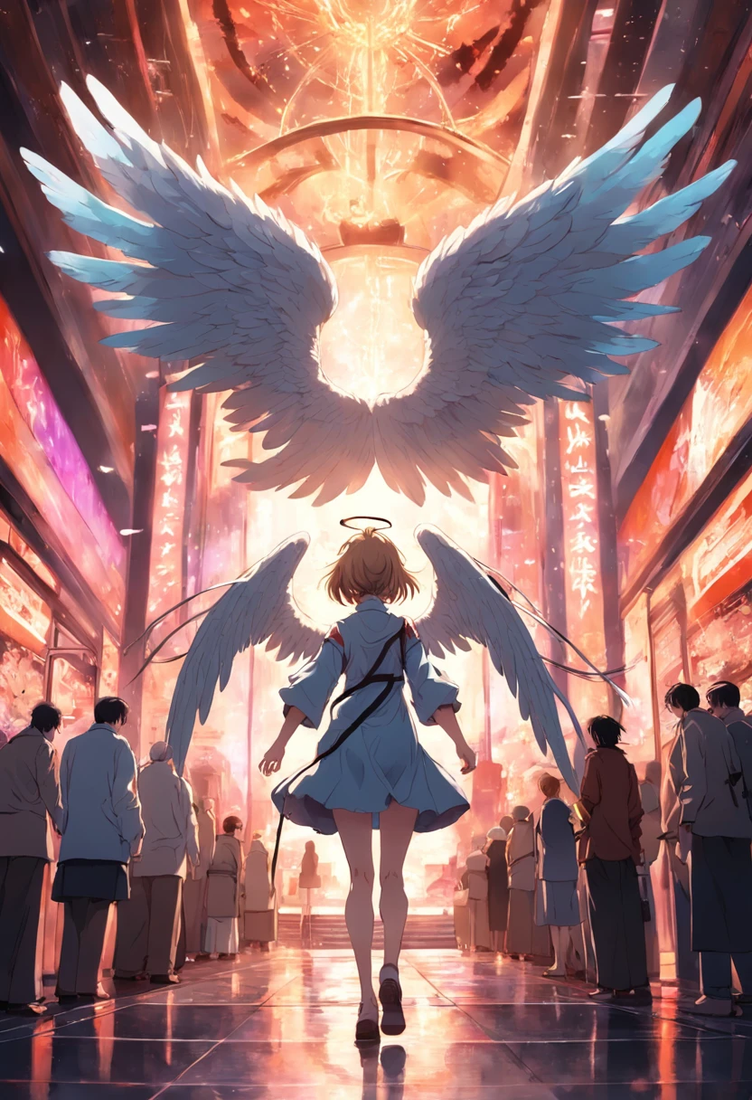 Horizontal Walking Angel