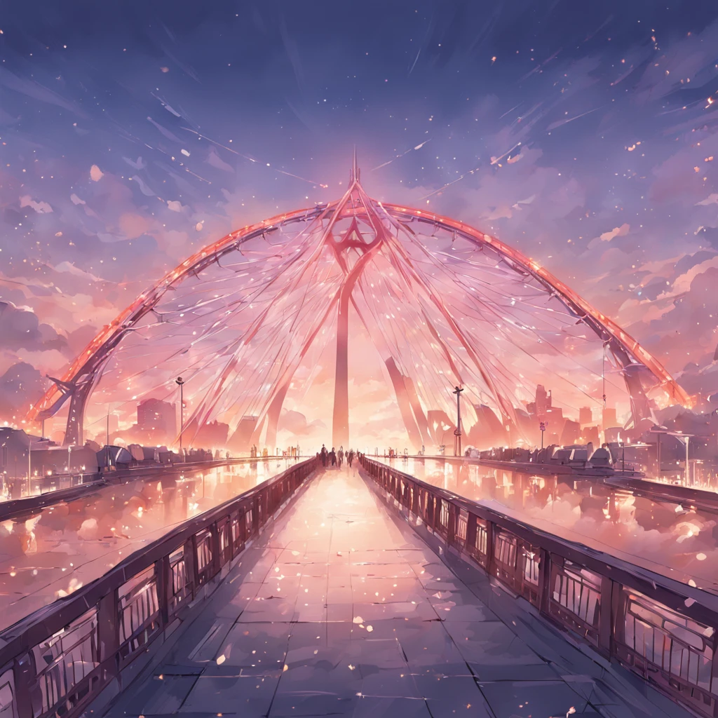 Tianjin architectural silhouette Tianjin Eye Jingang Bridge Tianjin Railway Station Jinta Vector style Simple