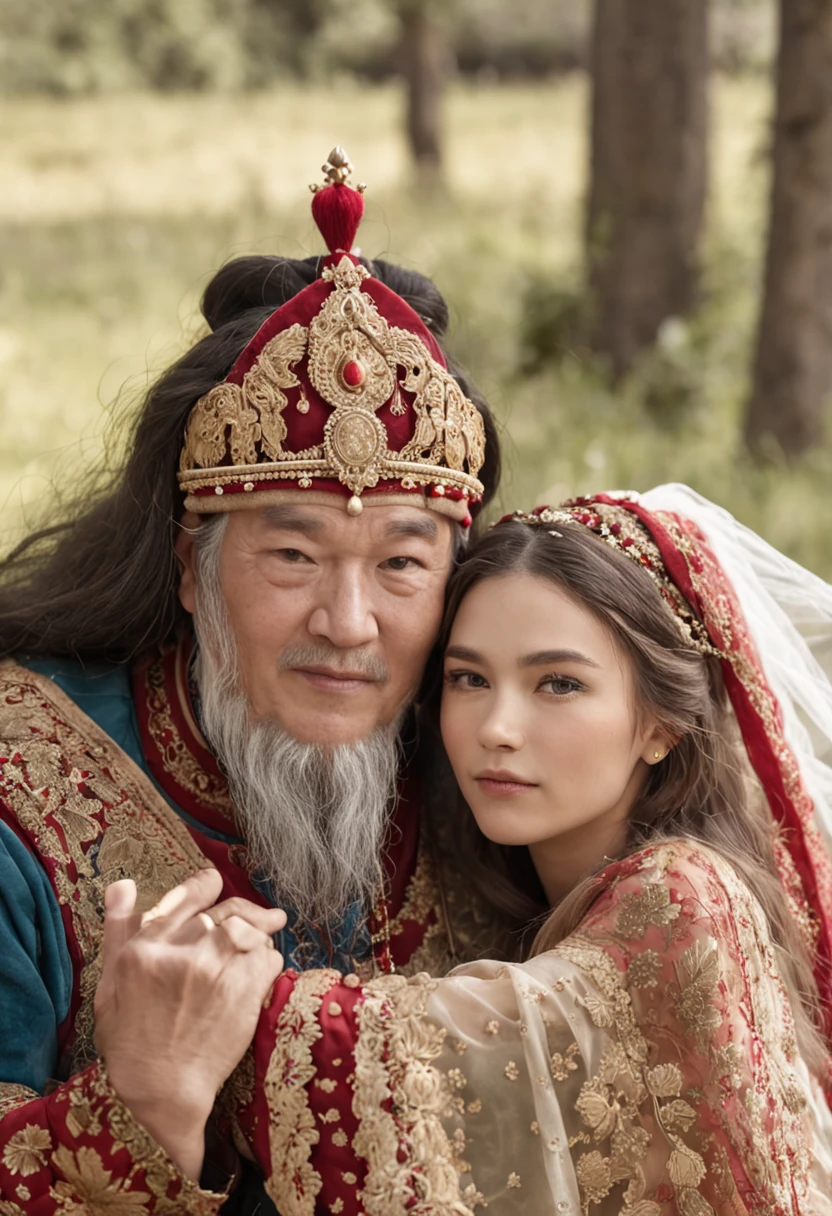 imagine Gengis Khan casando uma filha com um rei aliado