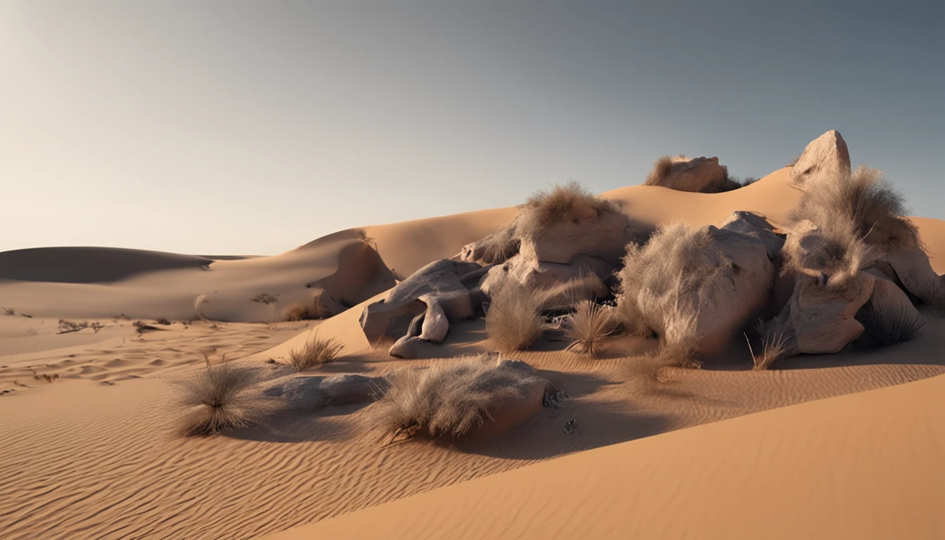 Cinematic images,Hyper-realistic,Ultra-wide viewing angle,Vast desert,oases,废墟,中景 the scene is,super-fine,Detailed pubic hair,stereoscopic perspective,Works of masters,detail in face,super-fine,16K resolution,high qulity,电影灯光,High picture detail,dynamic viewing angle,Detailed pubic hair,Epic shooting,oc rendered