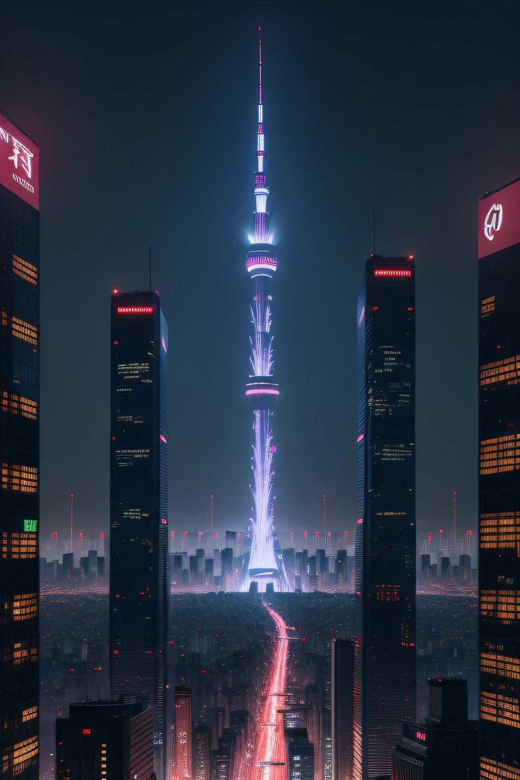Tokyo's cyberpunk city
