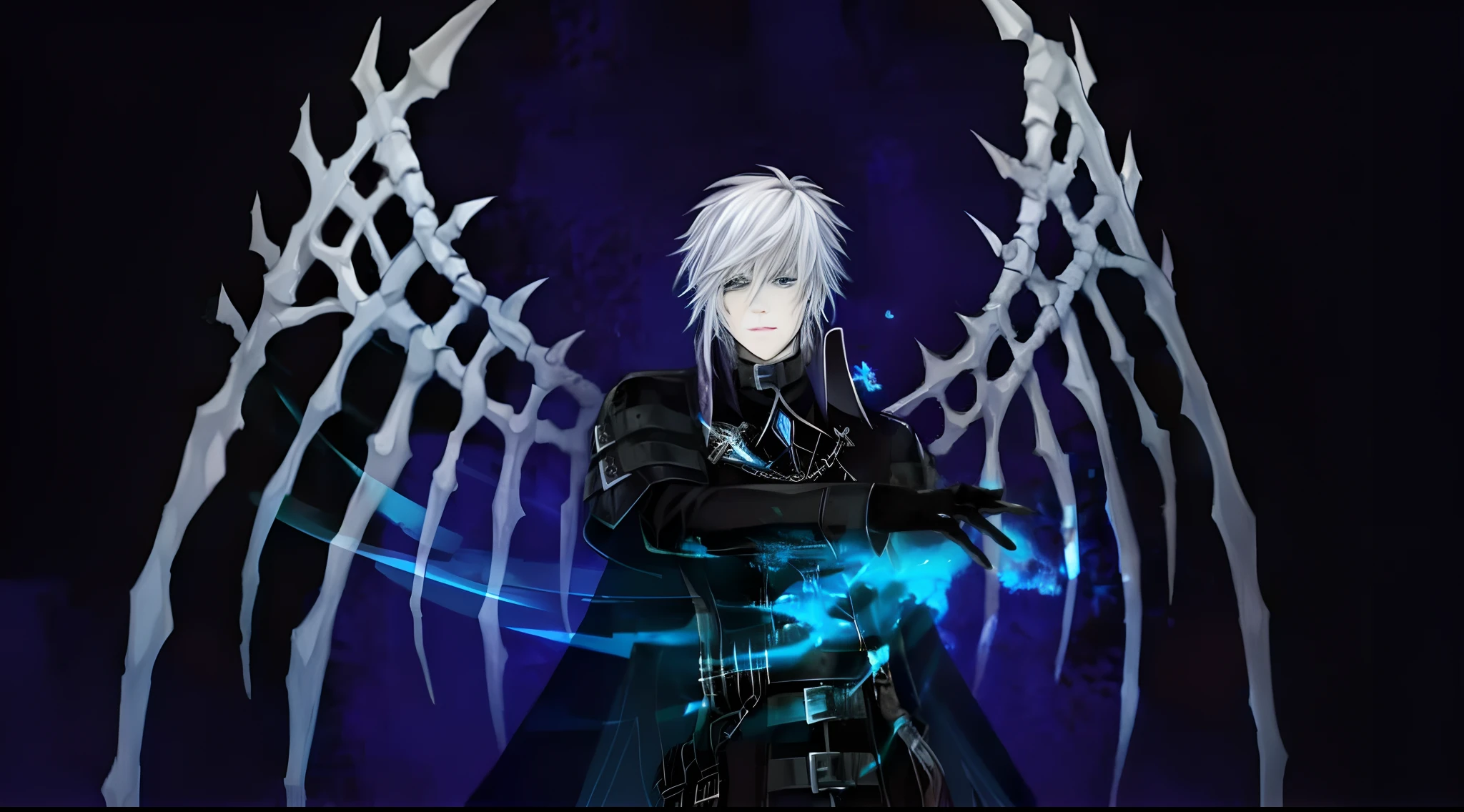 Anime anime wallpaper HD anime wallpaper HD wallpaper, thancred waters, killy from blame!, prince crown of black gears, thancred waters in style of wlop, shadowverse style, the former demon king, beautiful male god of death, Best anime 4k konachan wallpaper, portrait of thancred, shigenori soejima illustration, Neil 2 B