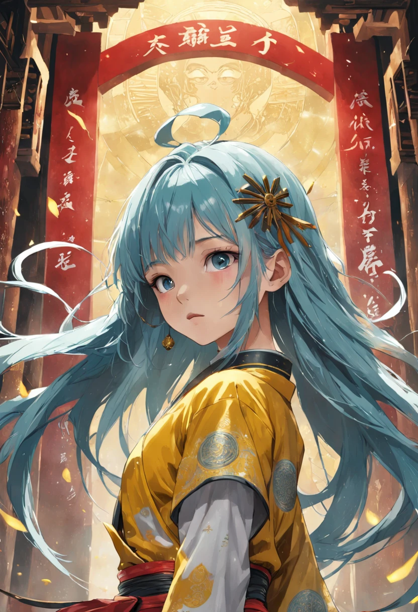 RAW, tmasterpiece, ultra fine photos, best qualtiy, 超高分辨率, realisticlying, rays of sunshine,A beauty,Yellow rune paper was pasted on his face,There are many yellow Taoist talisman papers pasted on the body,Shabby cheongsam,Female zombies,Hong Kong Lin Zhengying zombie movie character,Cyan skin,White skin of the, stunningly beautiful, dynamicposes, delicated face, Abandoned warehouse background, untidy, opulent, highdetailskin, Realistic details of skin, tack sharp focus, volumettic light, 8k UHD, digital SLR camera, high high quality, filmgrain, photorealisti, lomography,fullnude