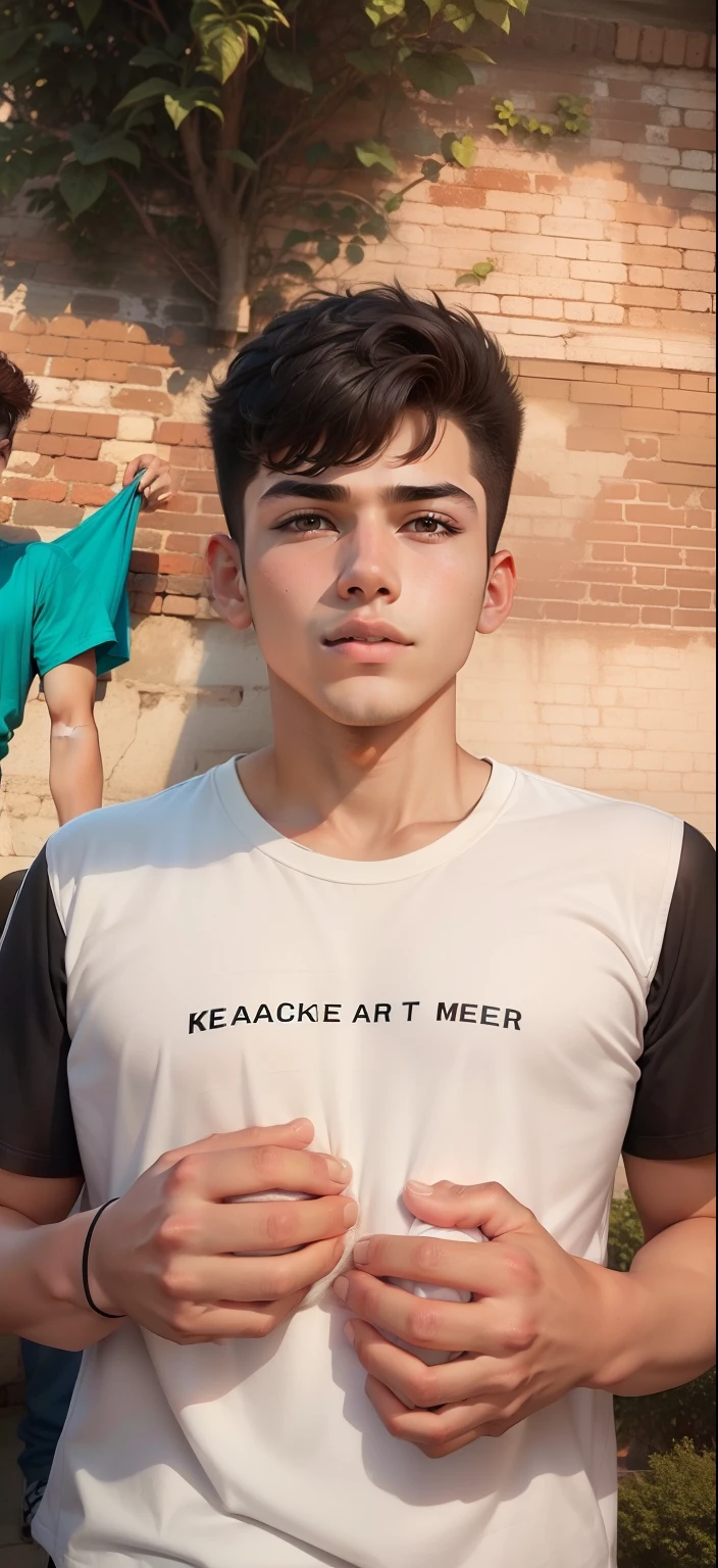Change background handsome boy age 16 and 17 year old change t-shirt and shirt 8 ke ultra real estate and change hair style