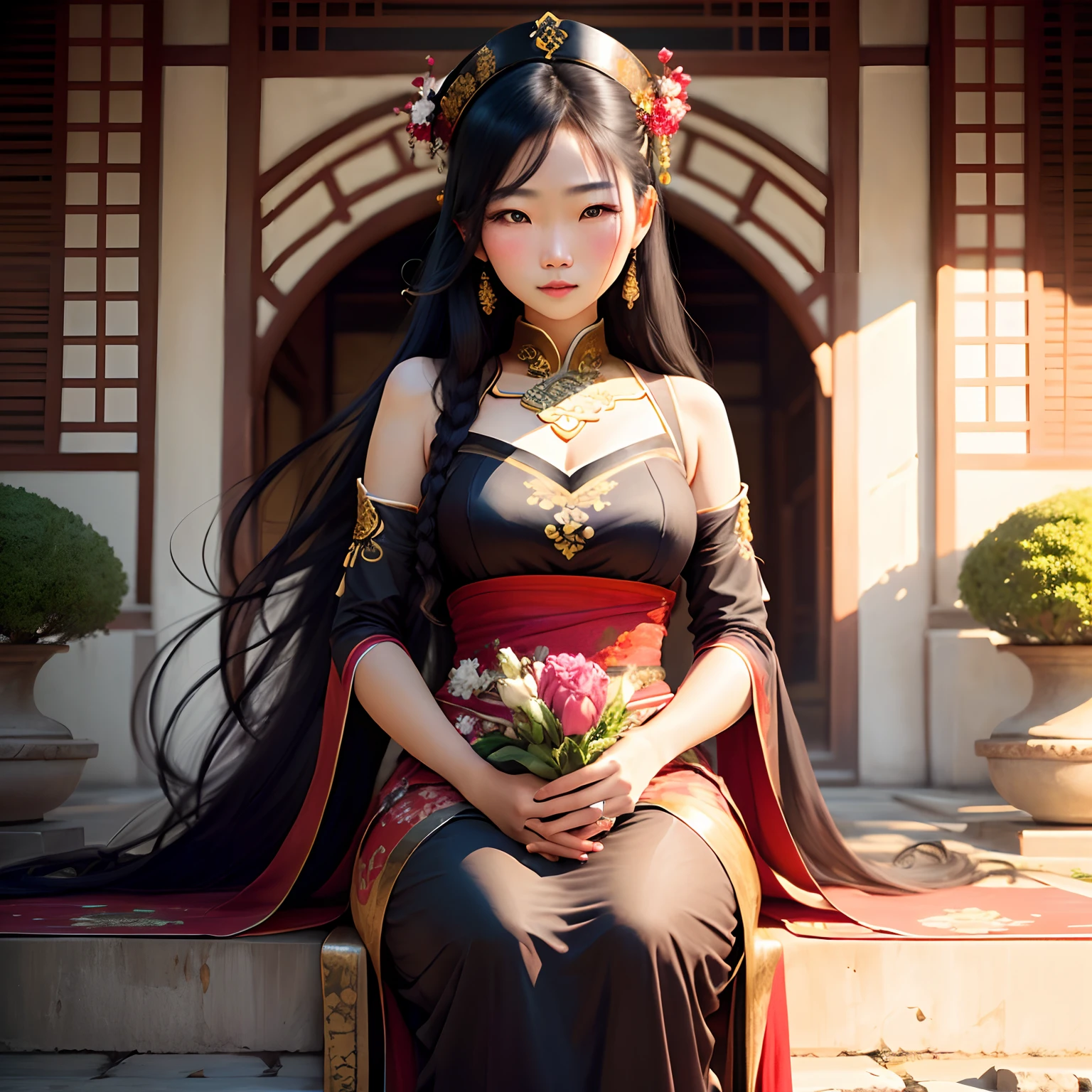 Asia woman with