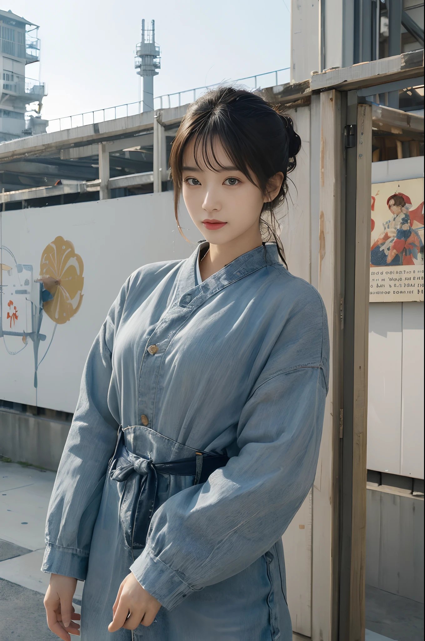 (top-quality:1.4)、(​masterpiece:1.4)、(hight resolution:1.2)、(ighly detailed:1.2)、Human body ratio、
1girl in、japanaese girl、(Each girl wears a different fashion:1.4)、dynamicposes、Powerplant、