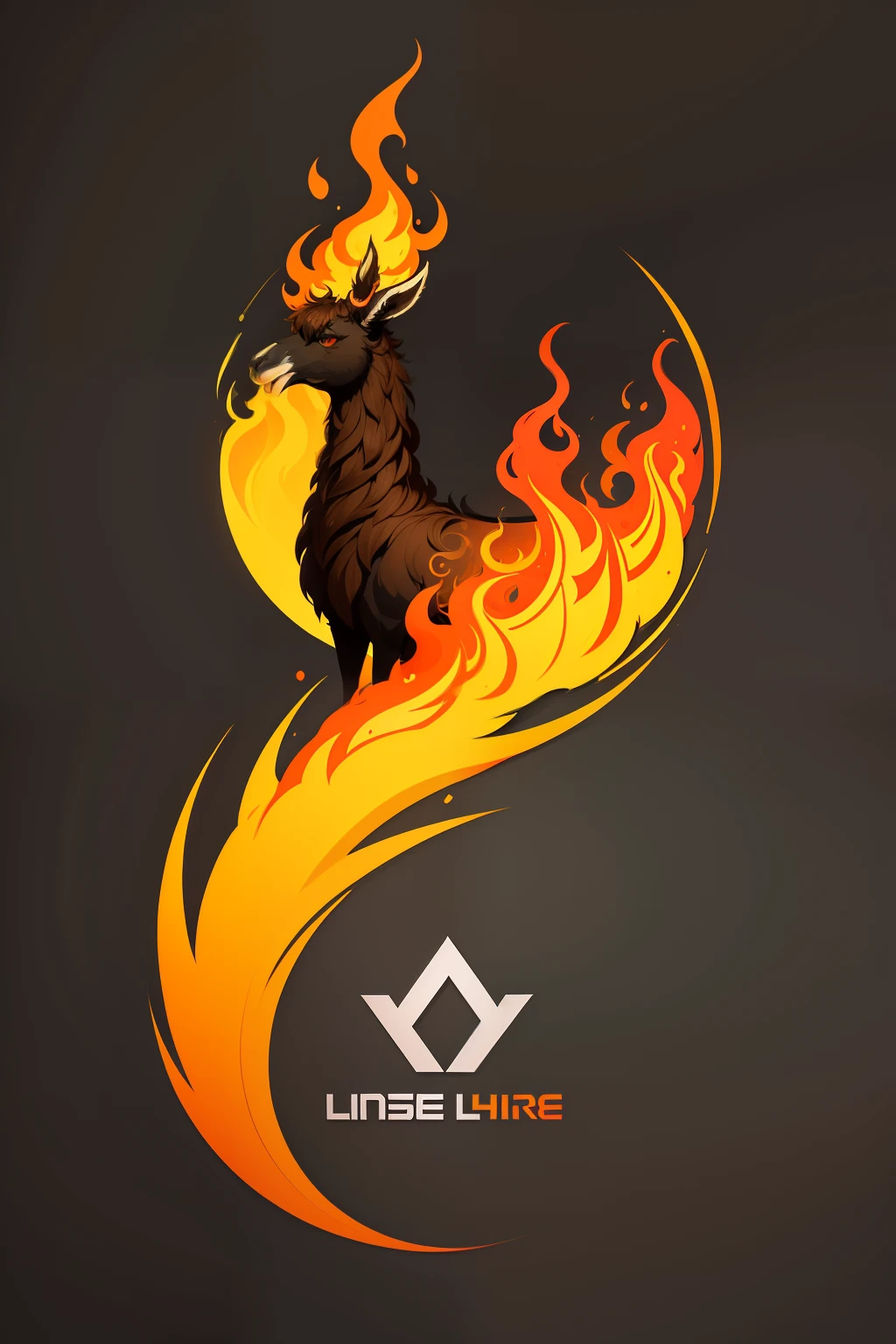 impresionante, arte vectorial, Creative logo design, logotipo llama de fuego, Artistic logo of Fire Line, Color design, Minimalista y puro - fuego , agregar efecto al final