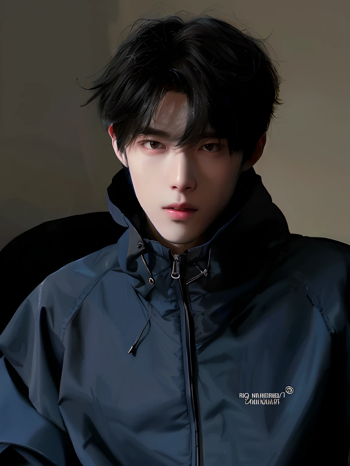 Arafeld man in blue jacket and black jacket, Kim Do-young, Shin Jinying, jung jaehyun, Inspired by Zhang Han, yanjun cheng, Male ulzzang, mid shot portrait, Cai Xukun, jinyoung shin aesthetic, headshot profile picture, inspired by Yanjun Cheng, profile shot, Inspired by Bian Shoumin, Kim Tae-joon