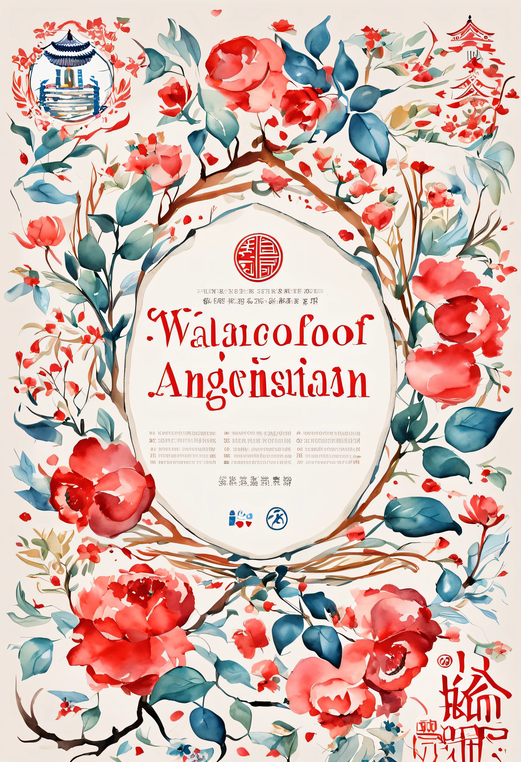 A red and white logo,There is an angleless symbol on it, Round logo,There is a clear sign of the Youth Volunteer Association,The pattern highlights the words of the Youth Association of the School of Geography and Environment of Henan University