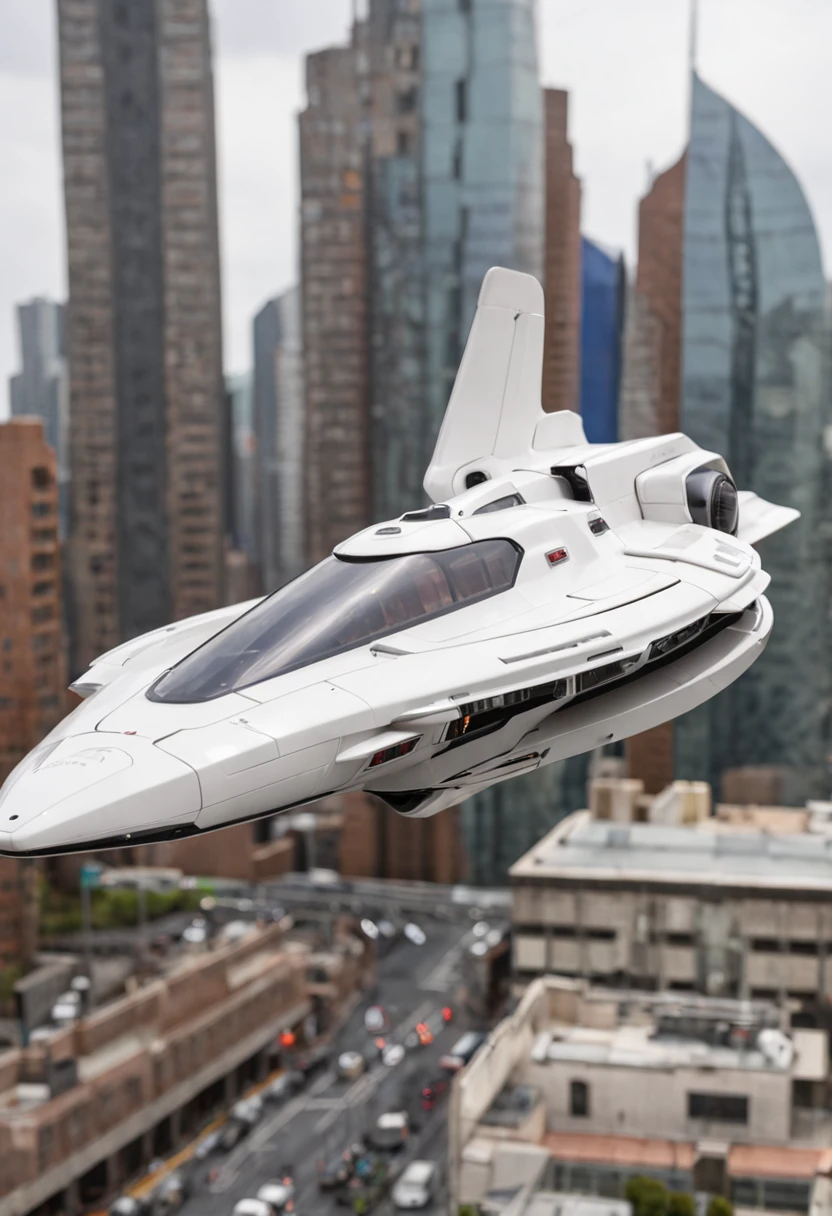 Future City Cybergirl spaceship shuttle