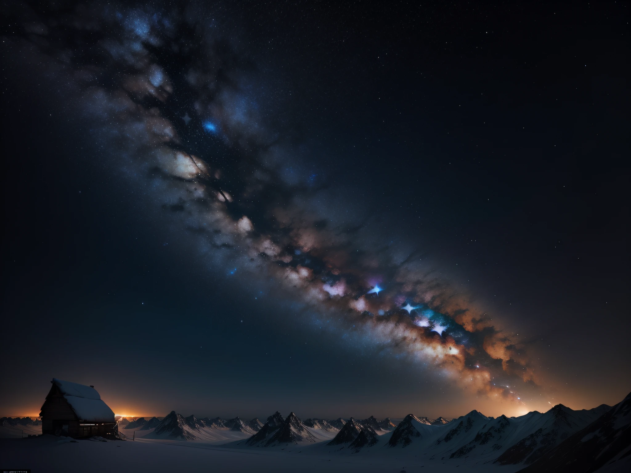 Starry Skies: Remote areas with minimal light pollution provide a breathtaking view of the night sky filled with stars, planets, and constellations.