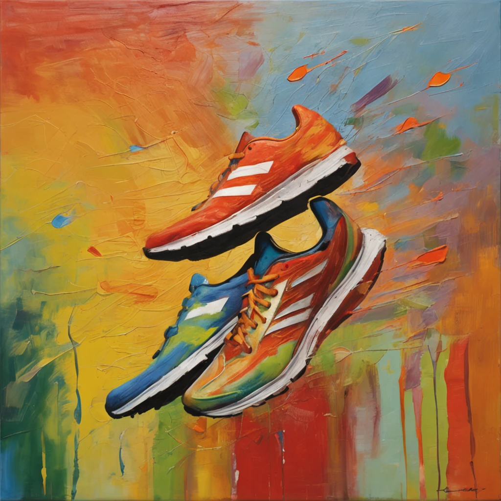 Close up of running shoes、run、athletic field、Composition seen from the side、Close-up of the feet of one runner running