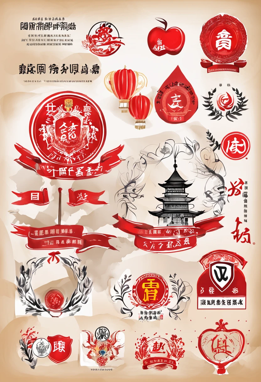 Logo of the Volunteer Association of the College of Geography and Environment of Henan University, Clear details, Red and white color scheme, Doughnut shape, Vitality and unity showcased,Only highlight the words College of Geography and Environment of Henan University,and the logo of the Youth Volunteer Association,Don't be superfluous,The overall composition should be simple and clear。