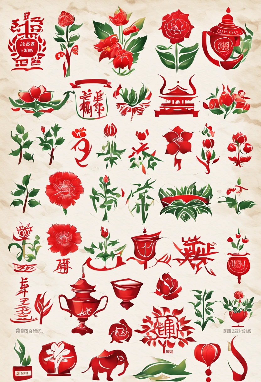 Logo of the Volunteer Association of the College of Geography and Environment of Henan University, Clear details, Red and white color scheme, Doughnut shape, Vitality and unity showcased,Only highlight the words College of Geography and Environment of Henan University,and the logo of the Youth Volunteer Association,Don't be superfluous,The overall composition should be simple and clear。
