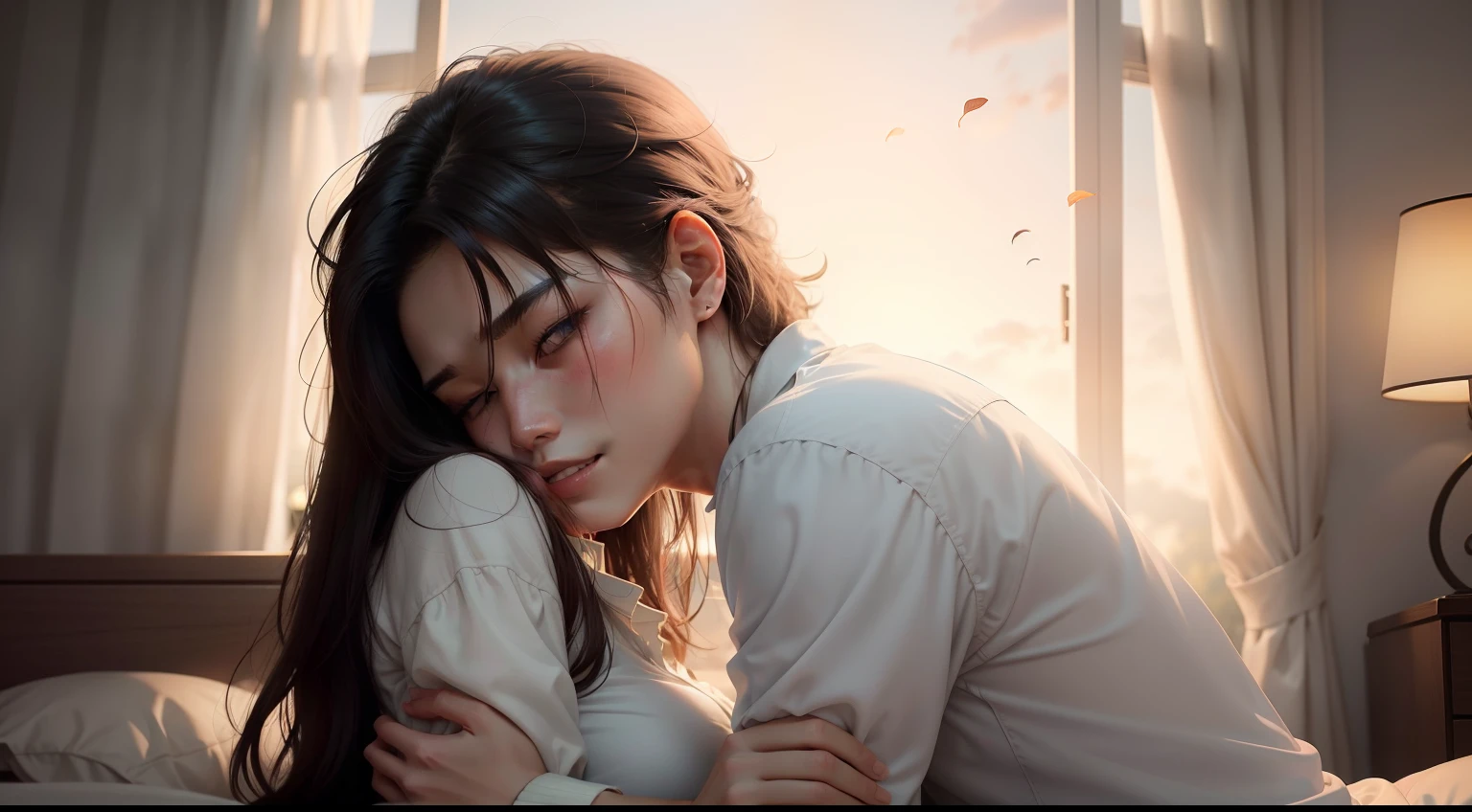To love someone is to want to see him happy,Such a desire is deeply rooted in our hearts。Whether we are together or leaving,All hope to find a way,Let the feelings pass on forever。