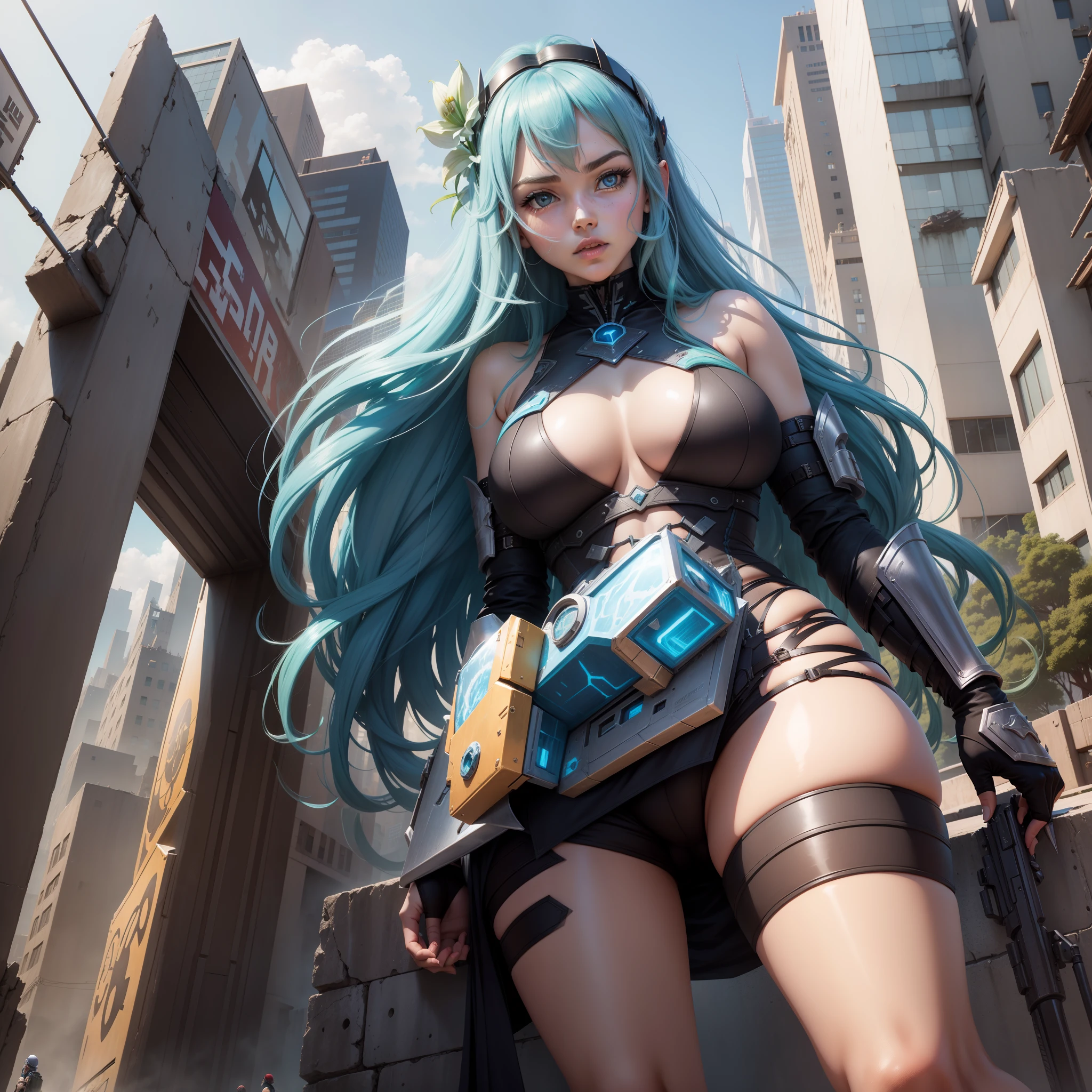 Quadratic Giant Lady Beautiful Girl Muirseth Ark of Tomorrow Destruction City Nasida Lily