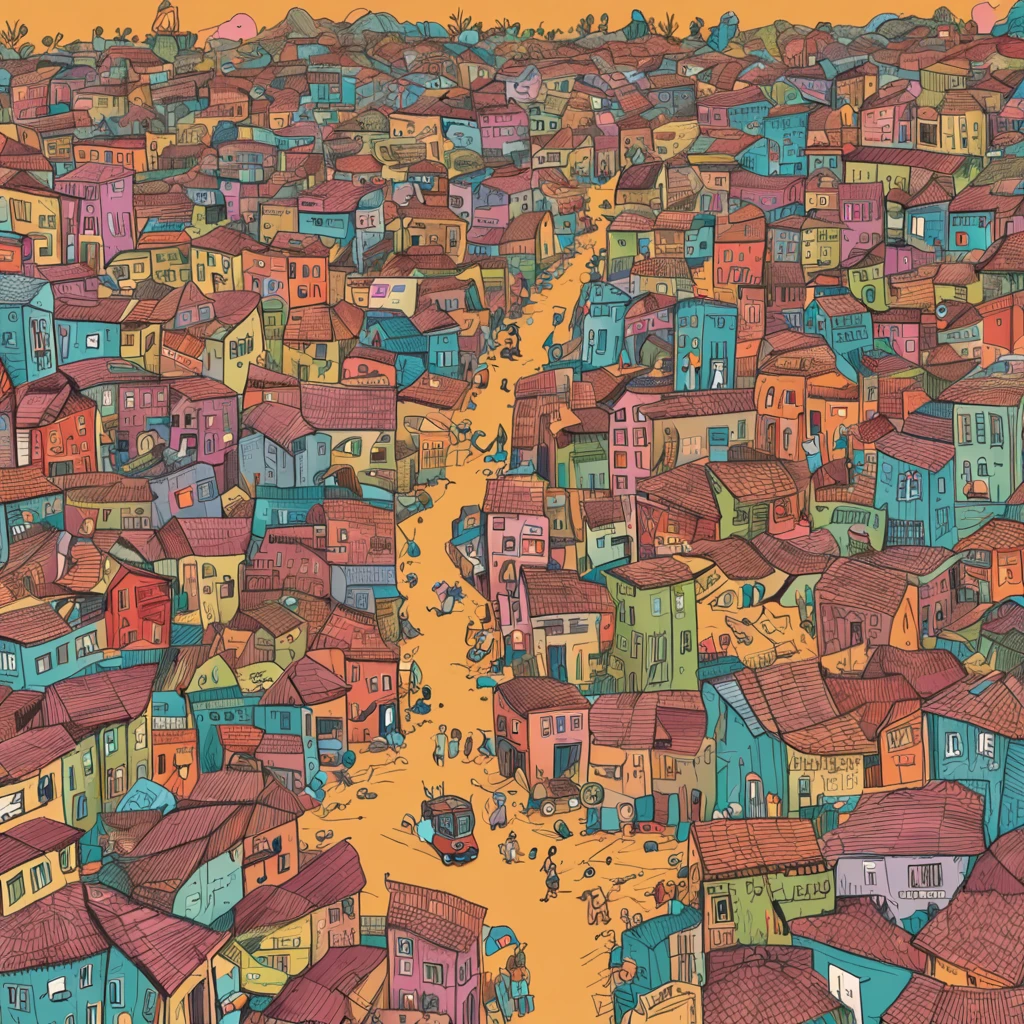 de 6 anos, Playing mobile game, various drawings and articles to draw thrown on the ground, vista de um pouco mais longe, em seu quarto