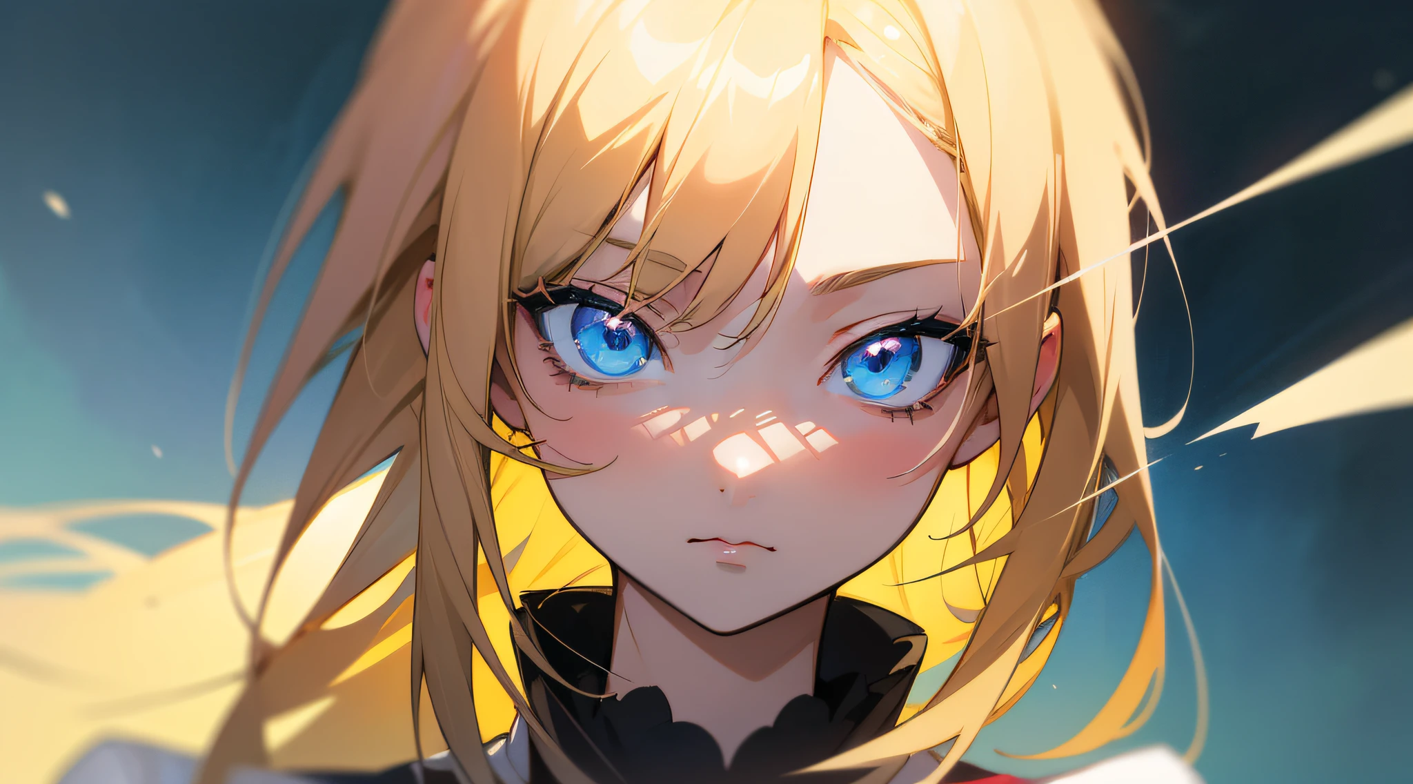 Blonde hair anime girl with blue eyes and scissors, Stunning anime face portrait, zerochan art, Beautiful Anime Portrait, anime style portrait, anime style 4 k, Beautiful Anime Face, Anime Art Style, digital art on pixiv, detailed portrait of an anime girl, beautiful anime art style, High quality anime art style, digital anime art, digital art in anime style