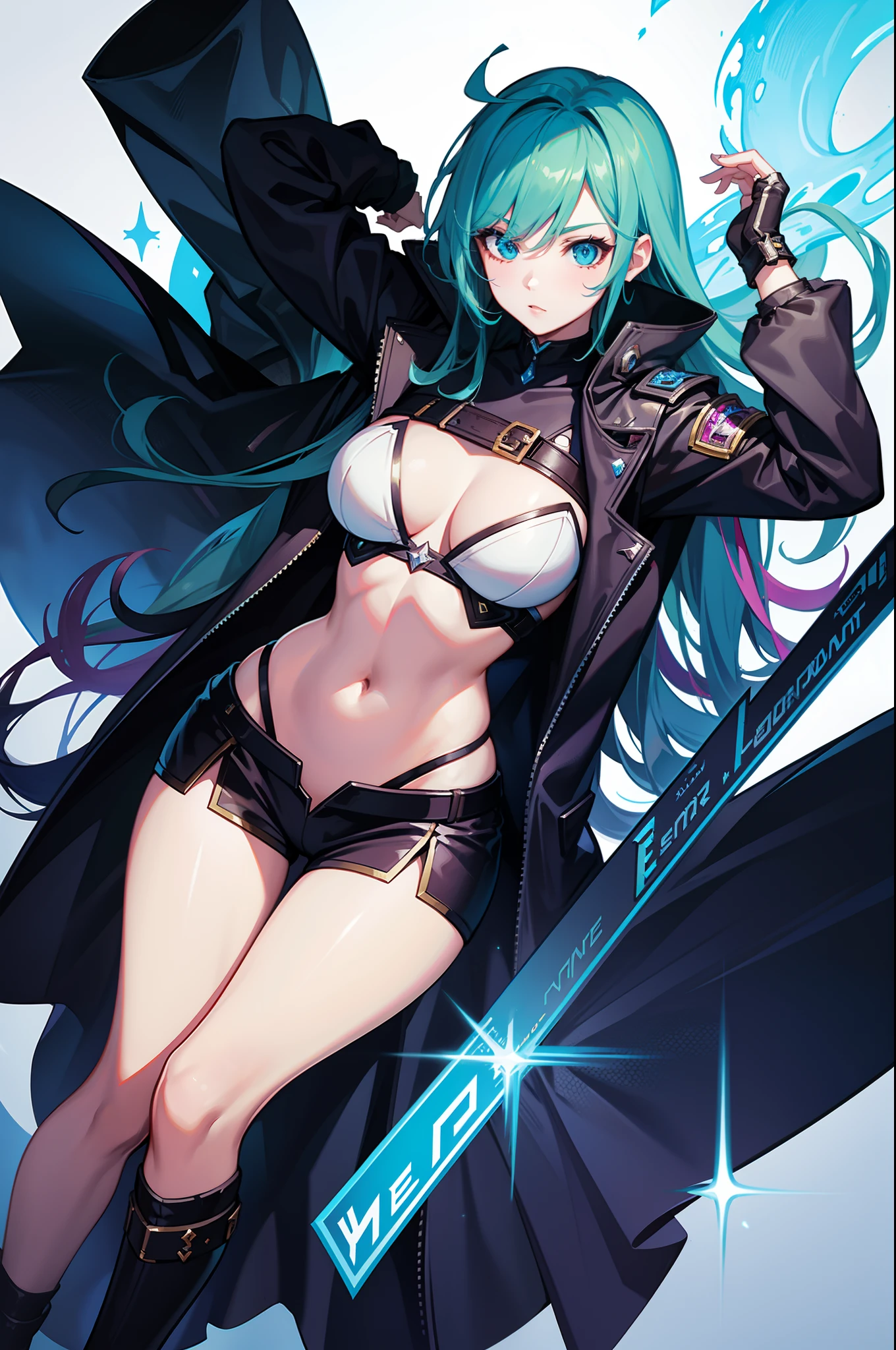 league of legend female character, hyper league of legend art style