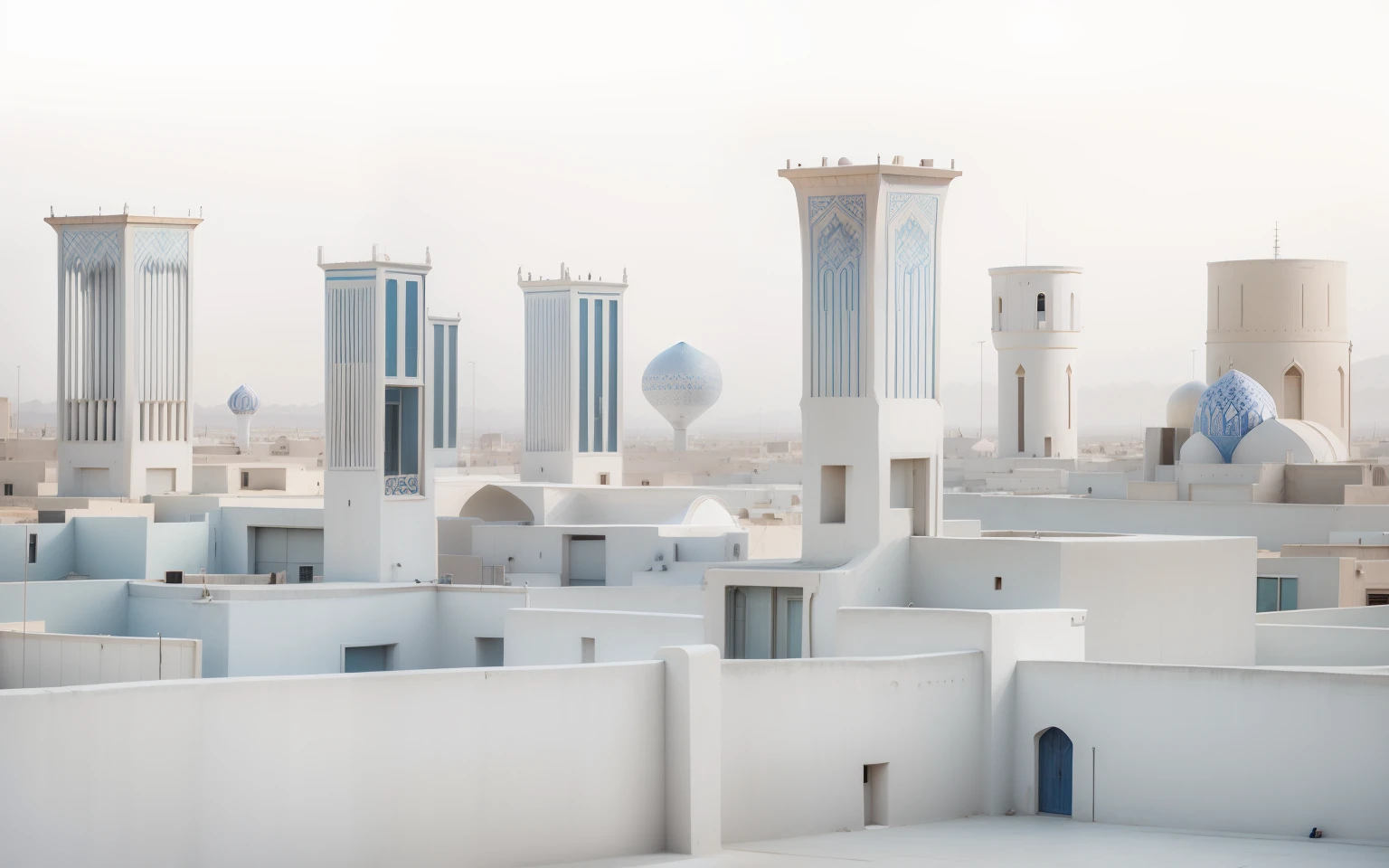 Modern (Wind tower) in yazd , iran