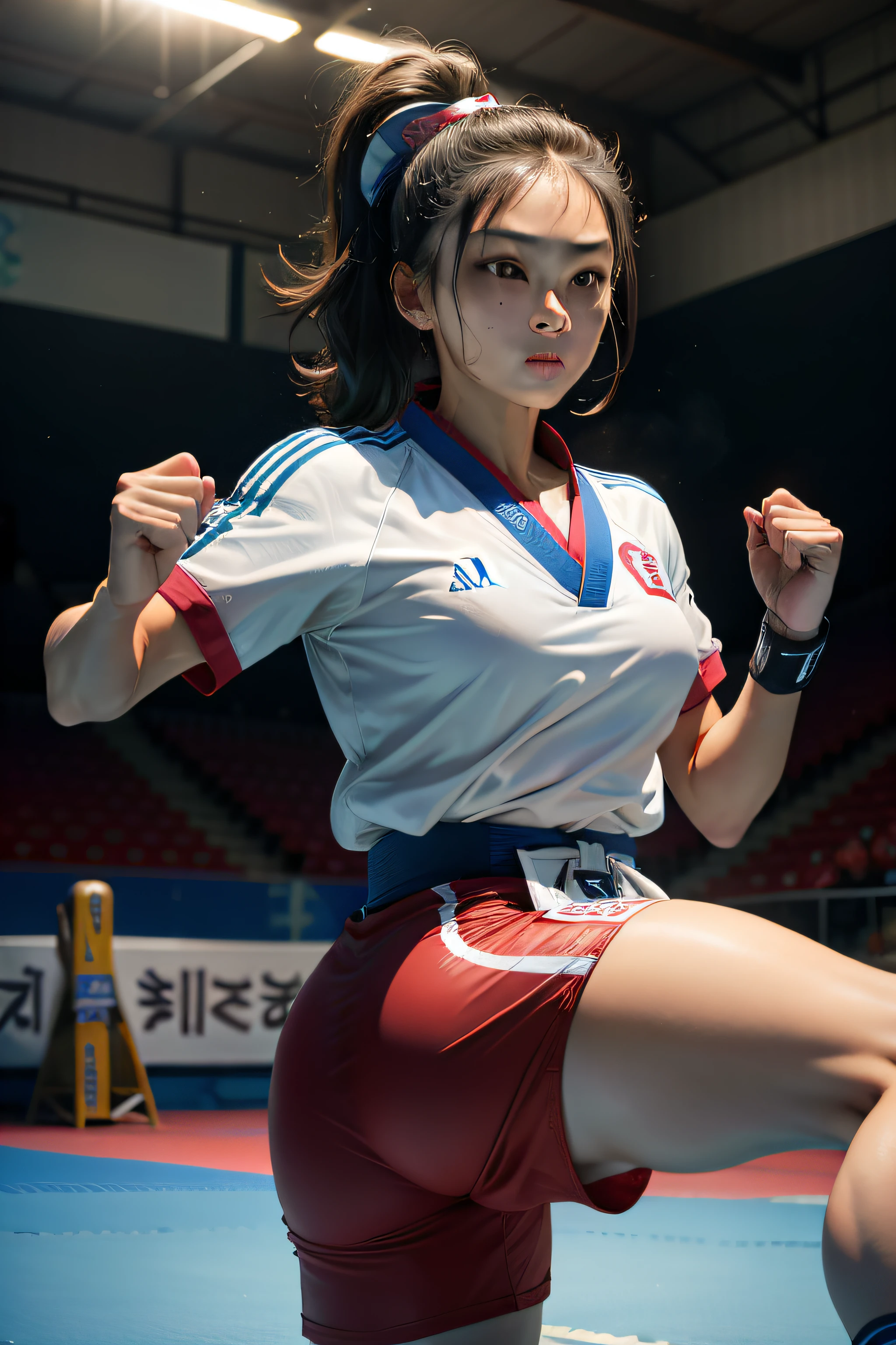 "(Olympic champion in taekwondo)"