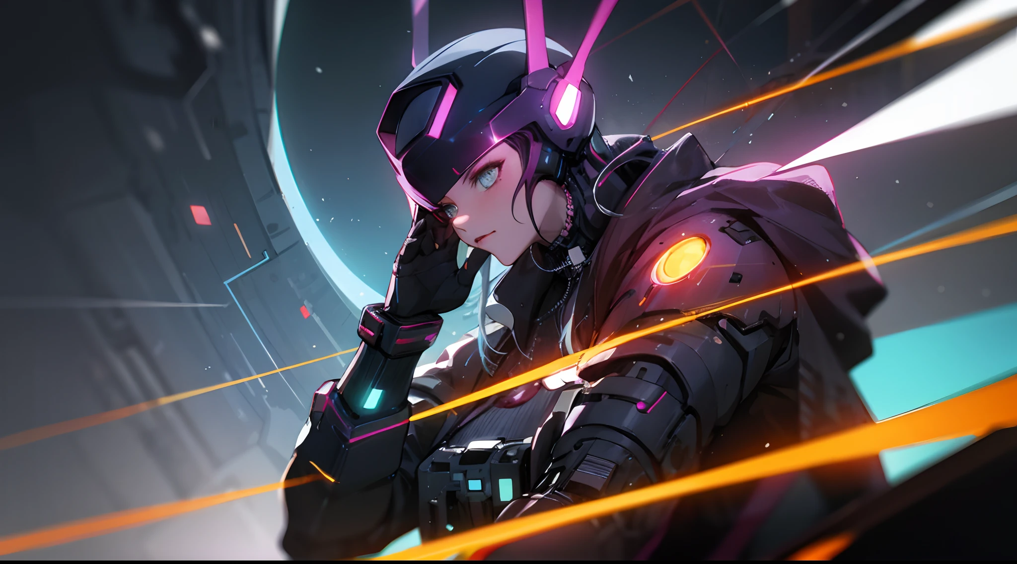 cyber punk perssonage