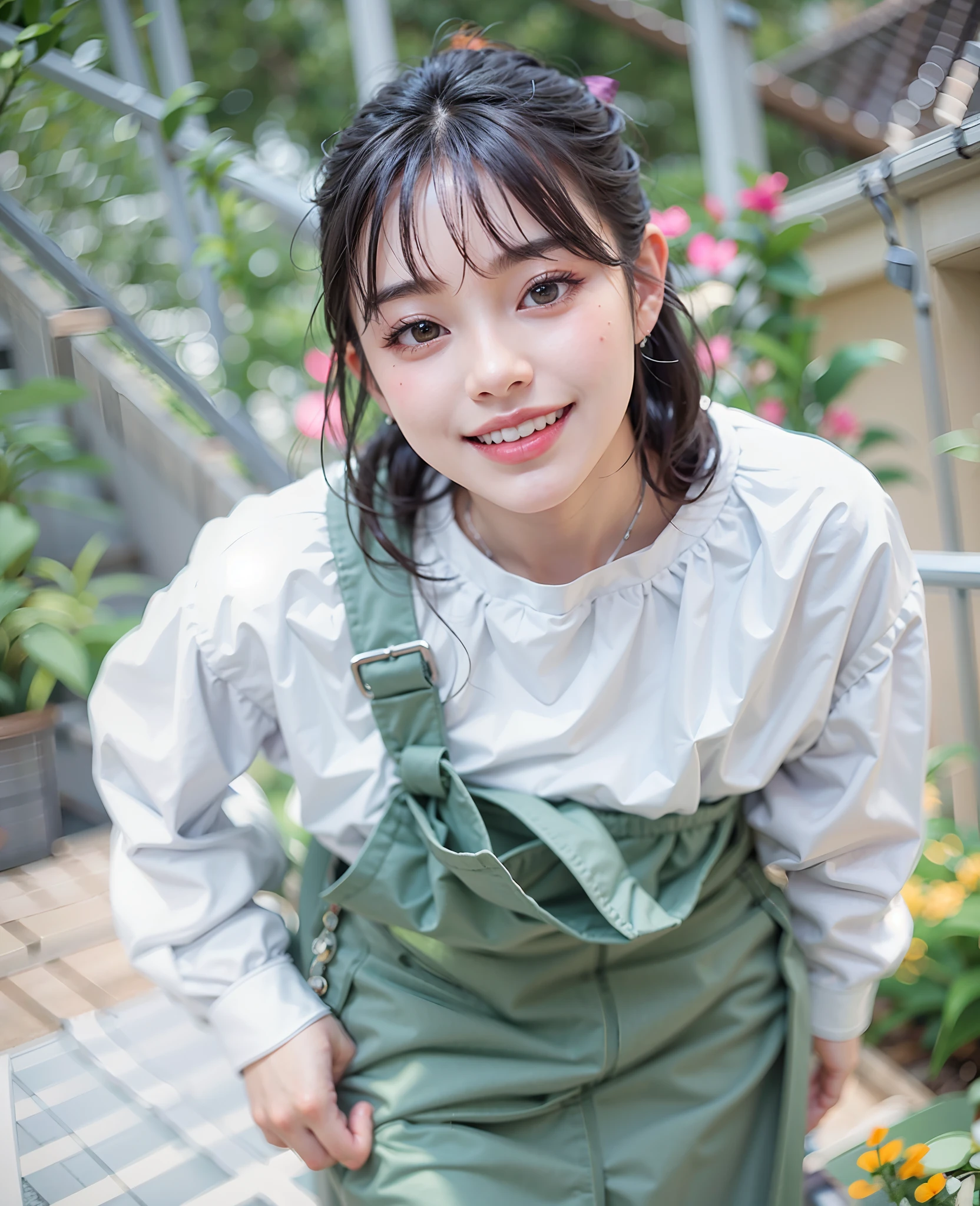 Close up of young woman in purple dress smiling, chiho, Kimi Takemura, Shiori Teshirogi, iwakura lain, shikamimi, jaeyeon nam, 奈良美智, lee ji-eun, lee ji - eun, Chiho Ashima, narumi kakinouchi