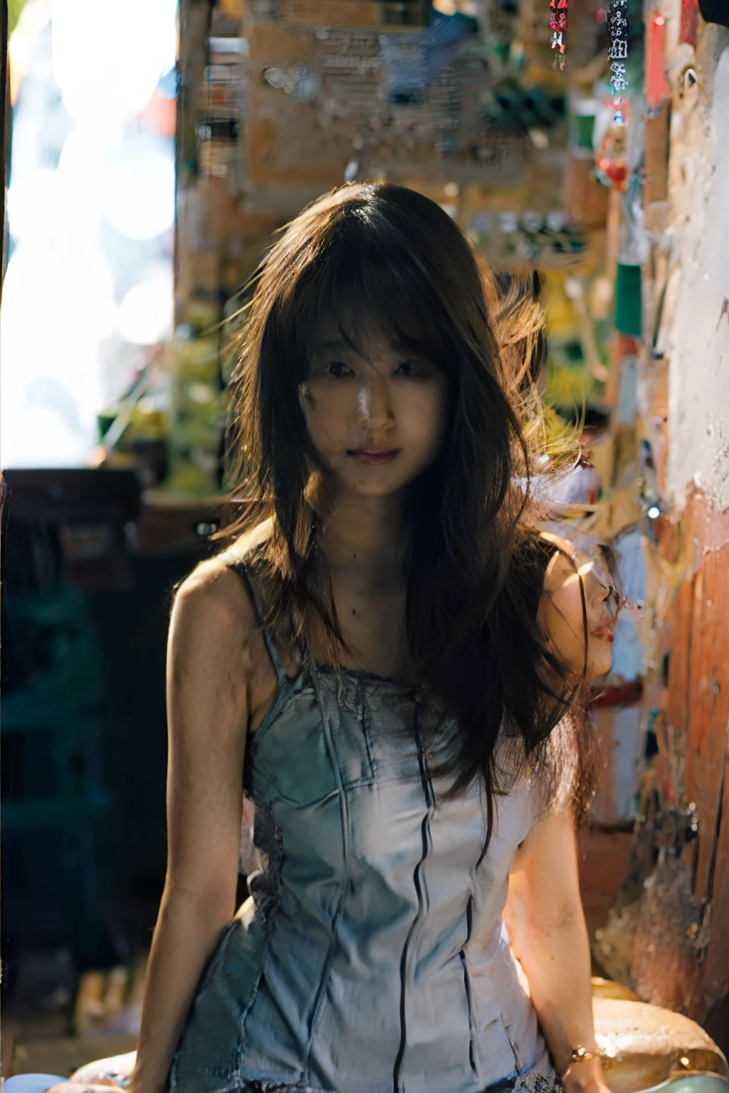 (8K、Raw photography、Your face is illuminated by lights、top-quality、outside of house、Shunguang、Bright lighting front gym sitting、masterpiece:1.2)、(realisitic、White panty、White shorts、Photorealsitic:1.37)、Ultra mini skirt、Open your legs to the left and right、Open your legs wide from side to side、Green Bikini Top、White shorts、Leather skirt、ultra-detailliert、Full body posture、Beautiful constriction、large boob、large udder、超A high resolution、1人、Low-rise miniskirt、Beautiful navel、beautiful thigh、Beautiful bust、flaxen ponytail、Short clothing、see the beholder、beautifull detailed face、Constriction、(Slim waist) :1.3)、The shirt、Beautiful detailed skin、Skin Texture、floated hair、profetional lighting、